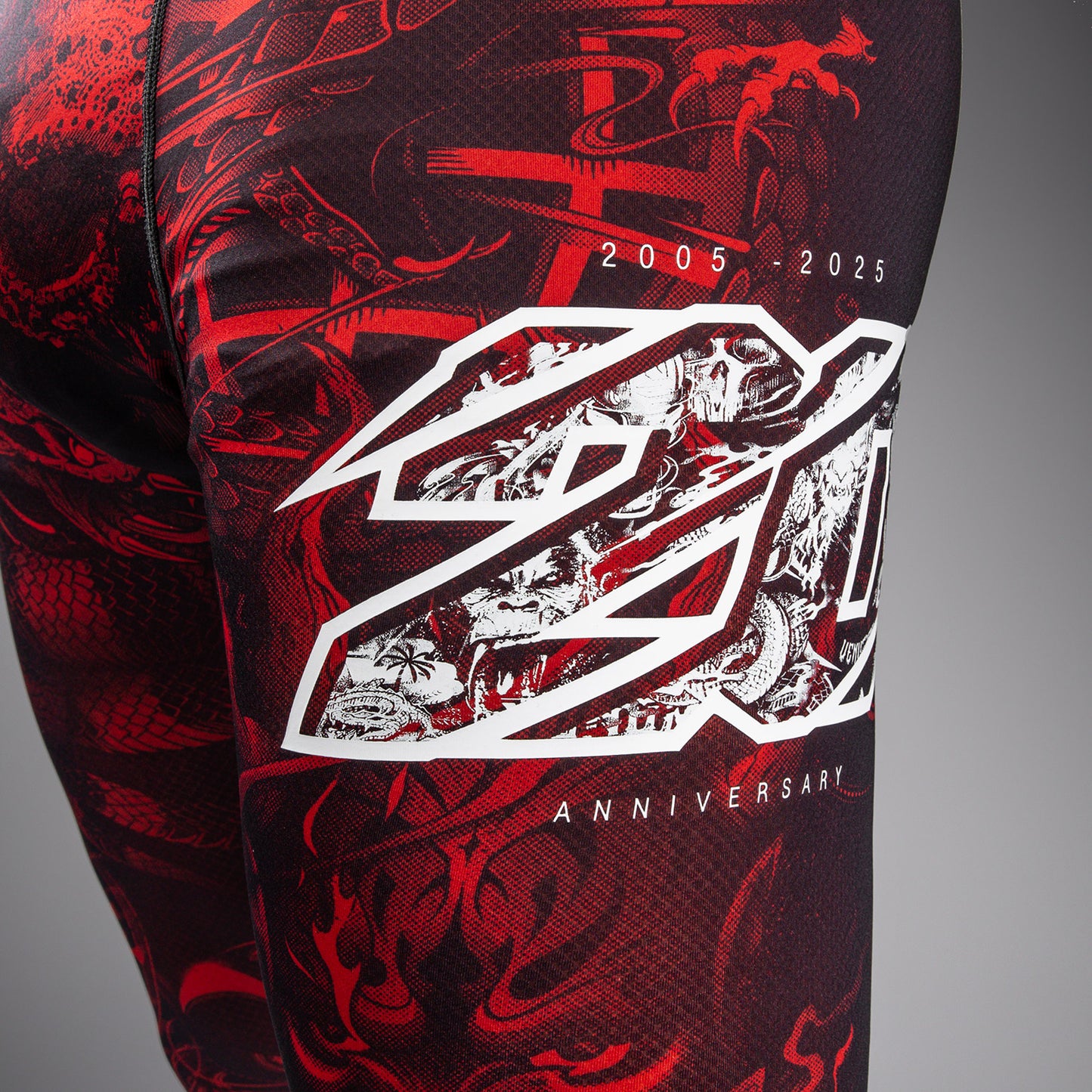 Venum 20th Anniversary スパッツ - ブラック/レッド