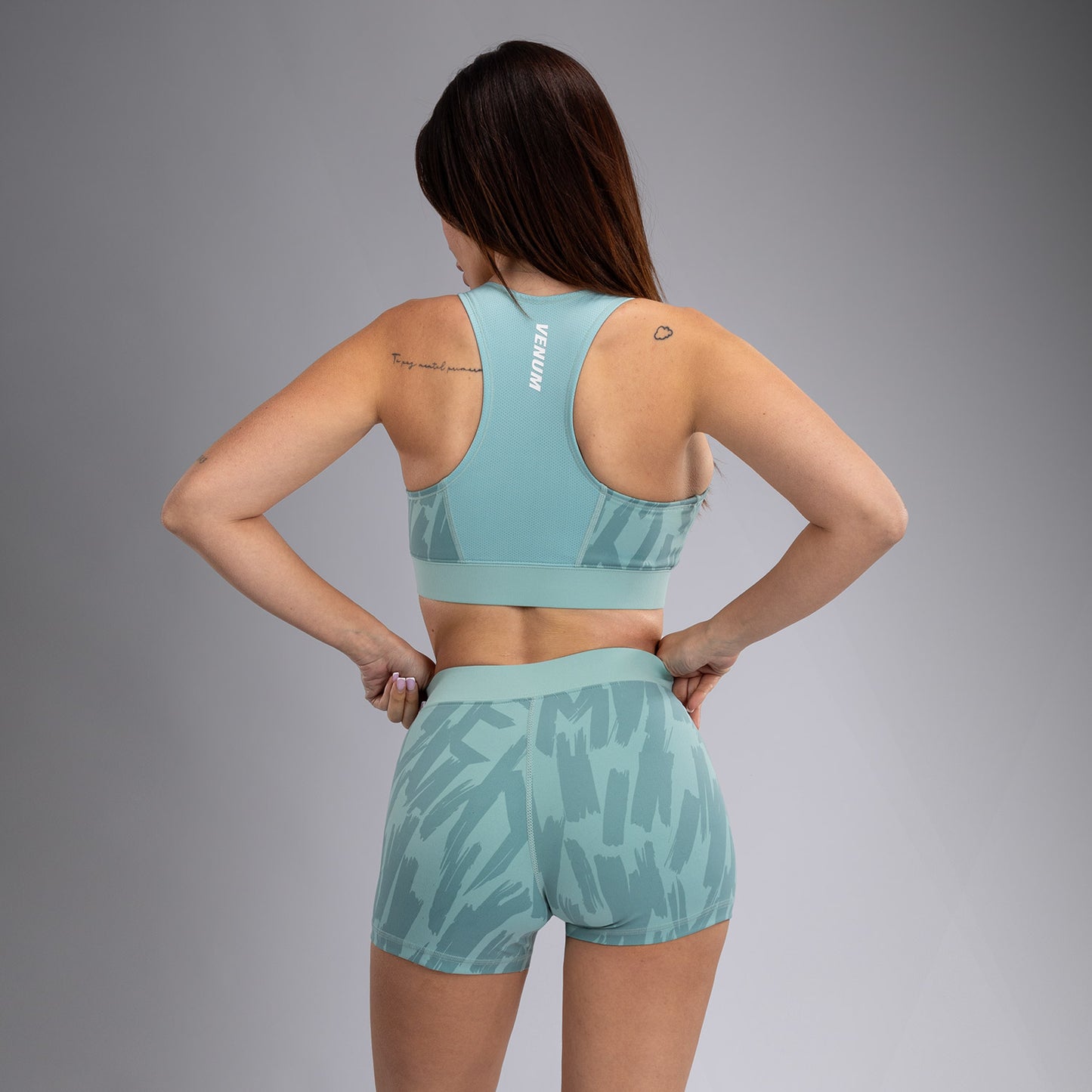 Venum Graffiti 女性用スポーツブラ - アクア