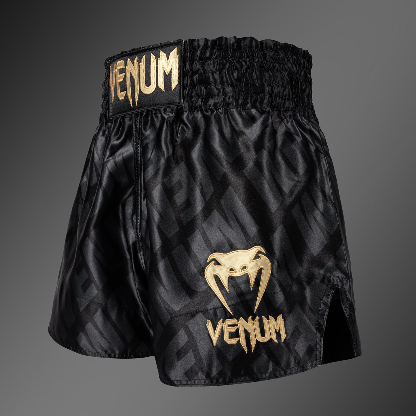 Venum Contender XT ムエタイショーツ – ブラック/ゴールド