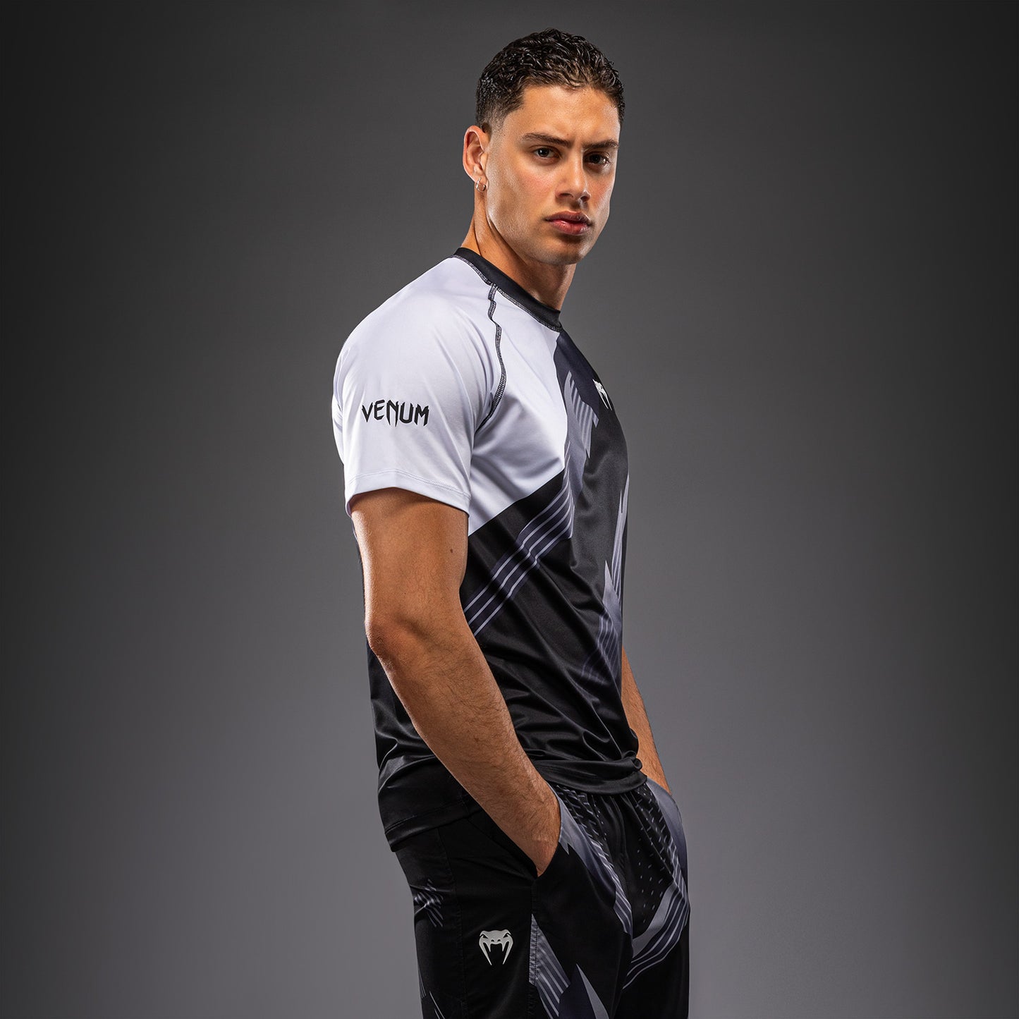 Venum No-Gi 6.0 ドライテック - ブラック/ホワイト