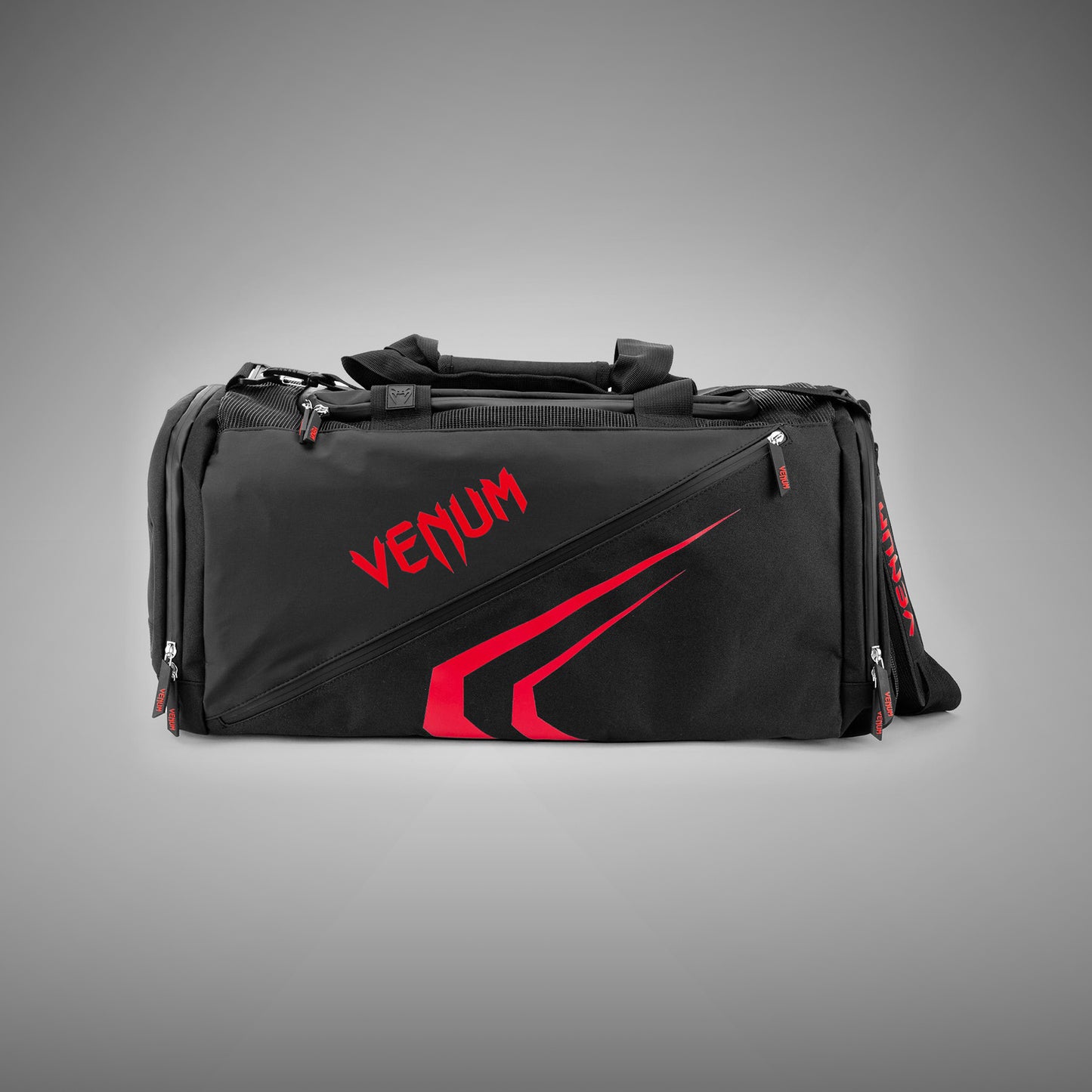 Venum Trainer Lite Evo スポーツバッグ - ブラック/レッド