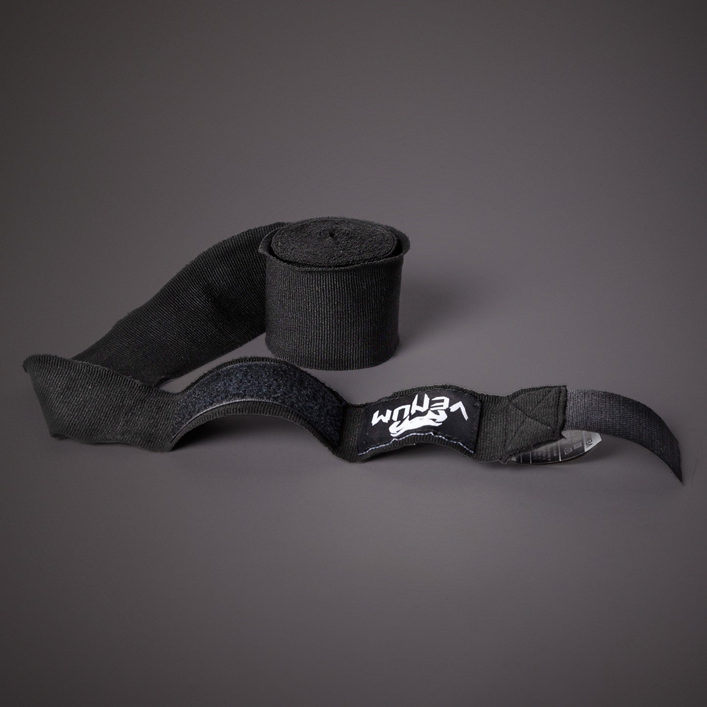 Venum Kontact Boxing ハンドラップ - ブラック - 2.5m (98 in)