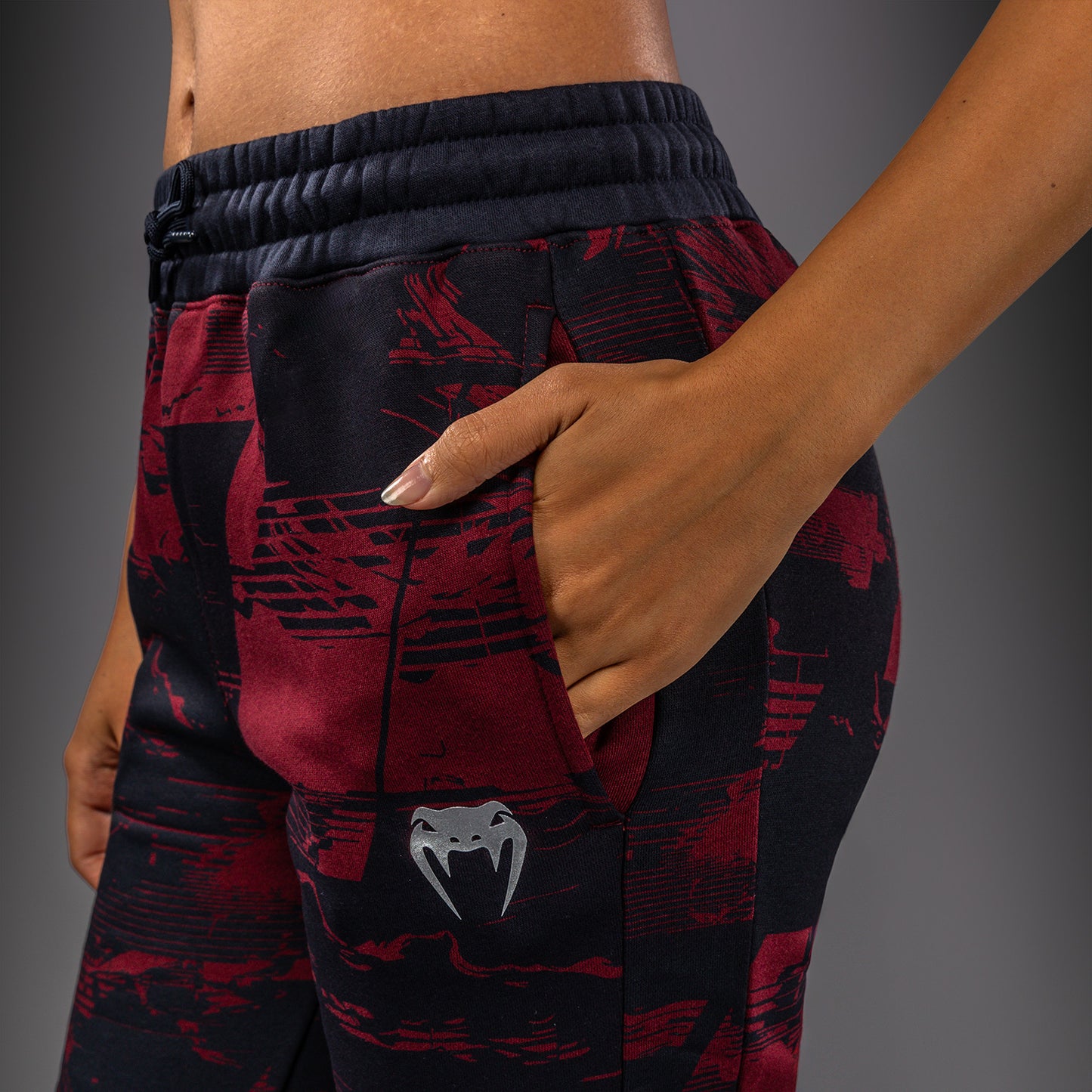 UFC Zenith by Venum Authentic Fight Week パンツ レディース - ネイビーブルー/バーガンディ/シルバー