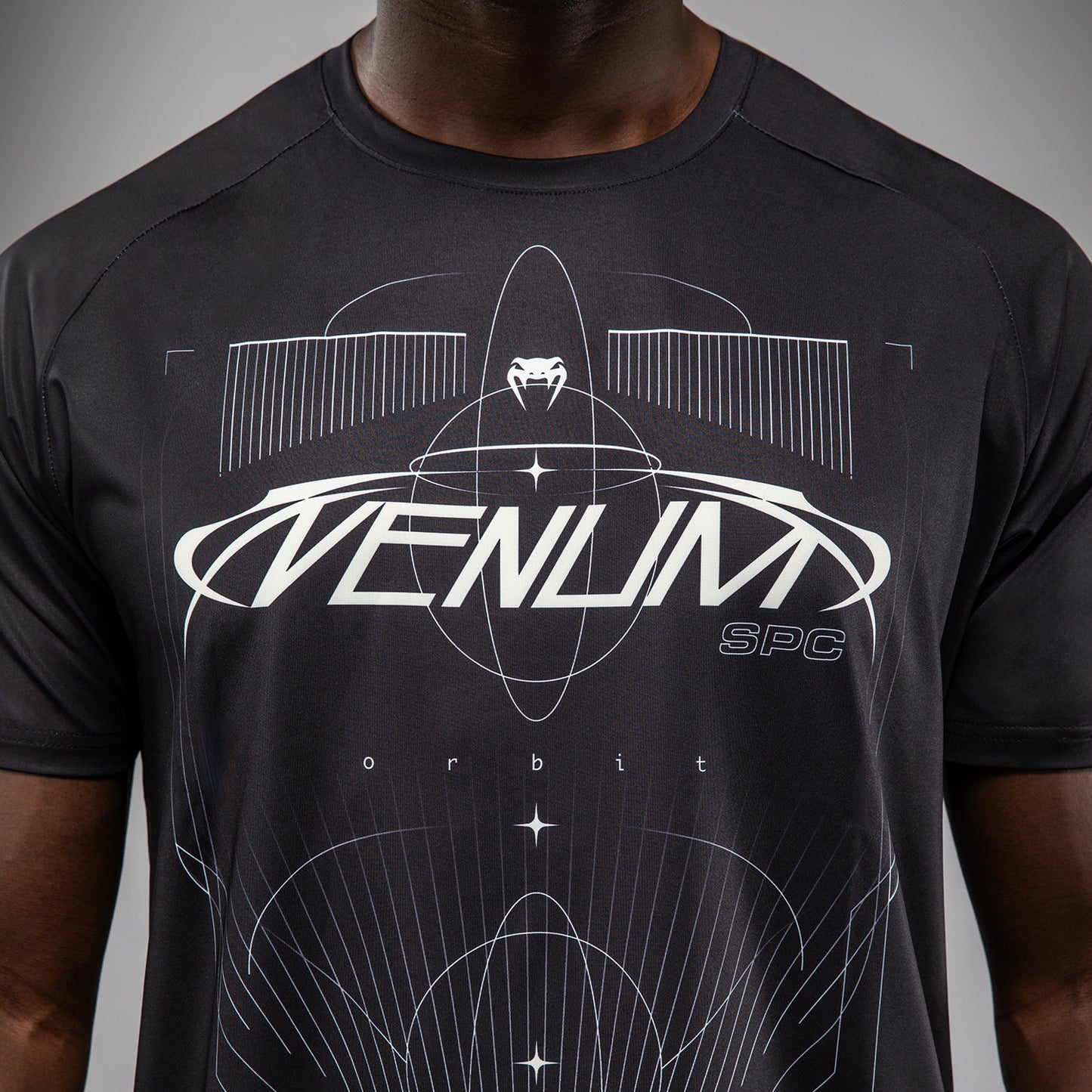 Venum Eclipse Dry-Tech Tシャツ – ブラック/シルバー