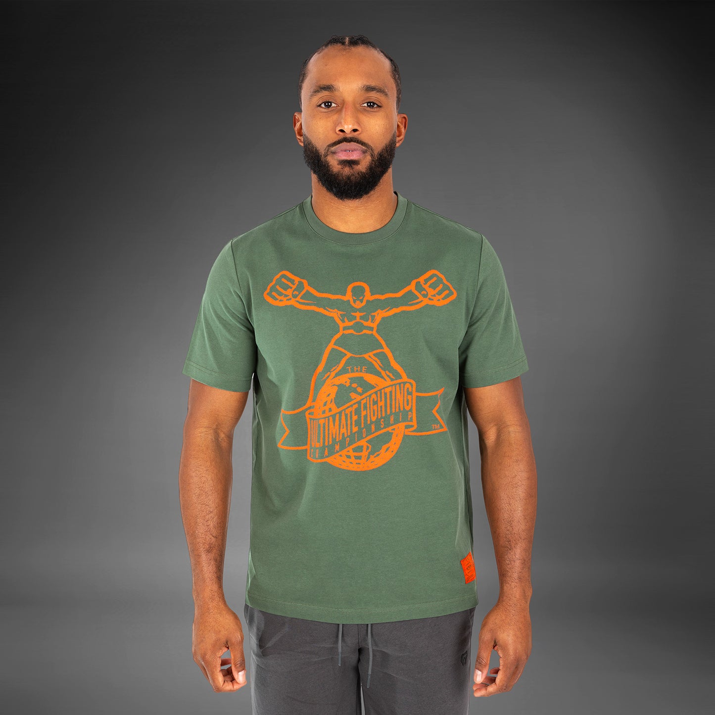 UFC by Venum Ulti-Man Tシャツ - カーキ/オレンジ