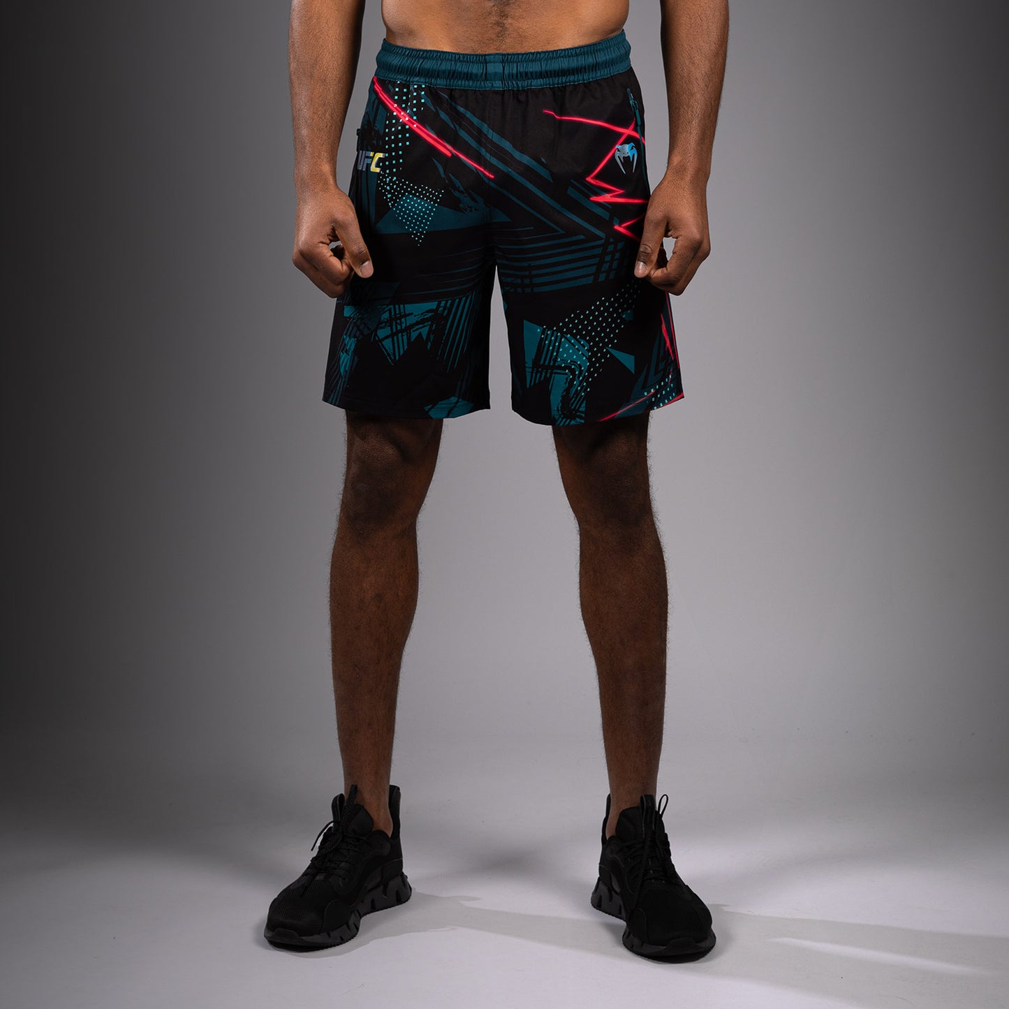UFC Fusion By Venum Miami Edition Fight Week メンズ パフォーマンスショーツ - ブラック