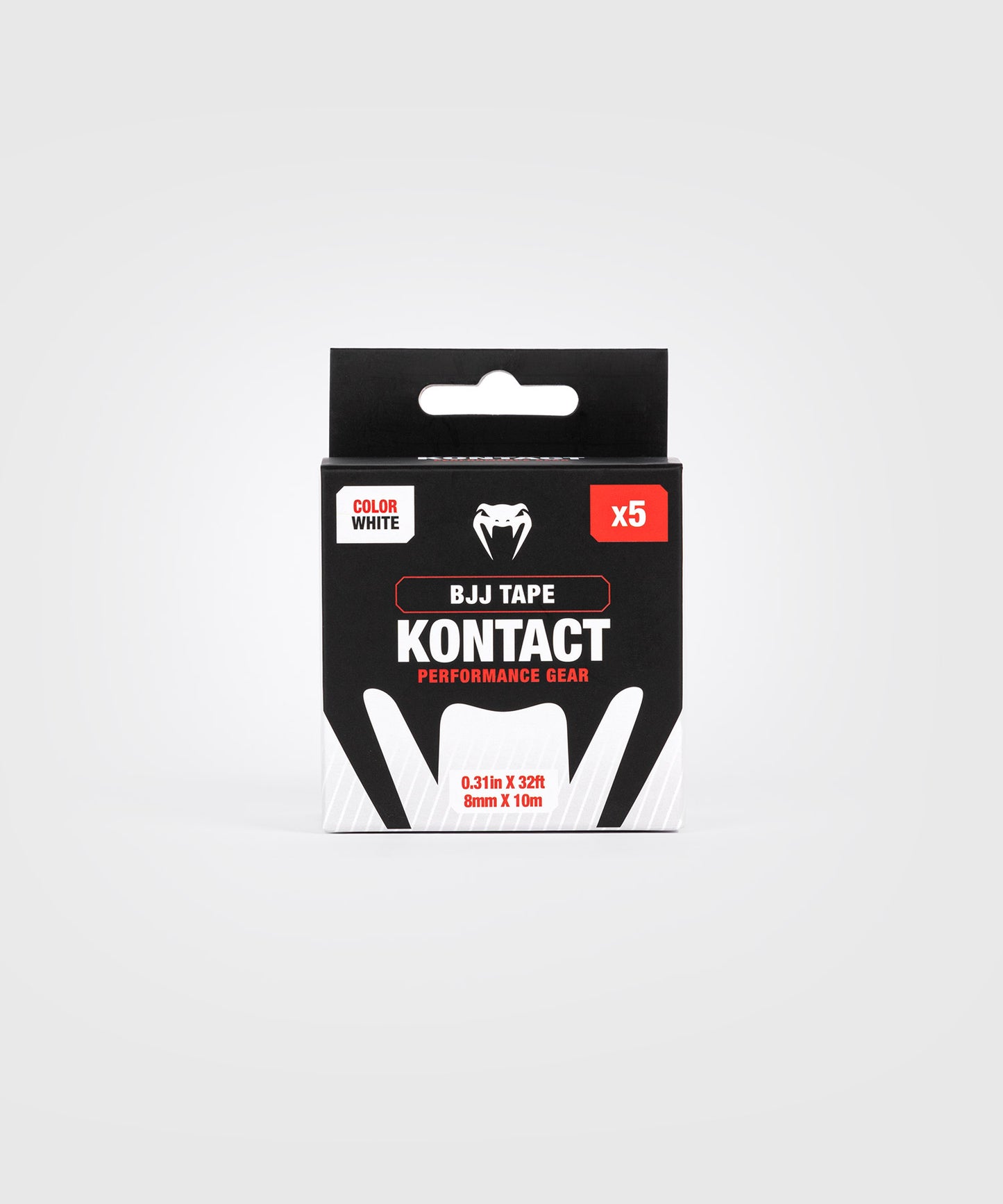 Venum Kontact BJJフィンガーテープ - ホワイト/ブラック