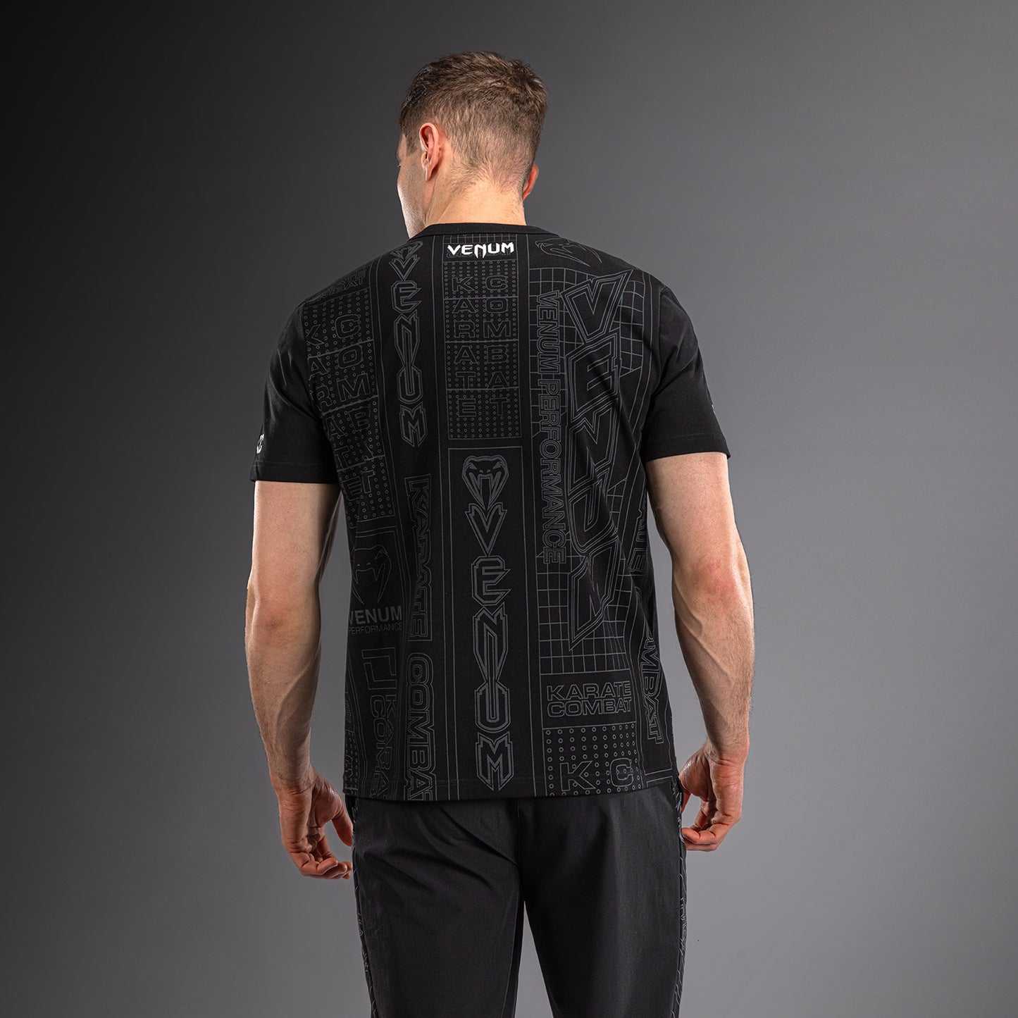 Karate Combat by Venum Tシャツ – ブラック/グレー