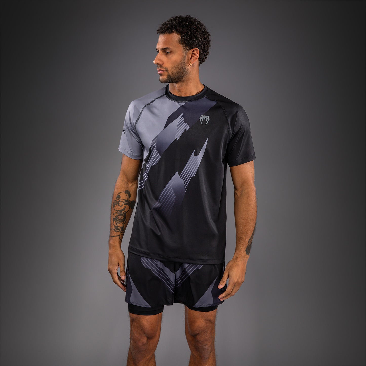 Venum No-Gi 6.0 ドライテック - ブラック/グレー