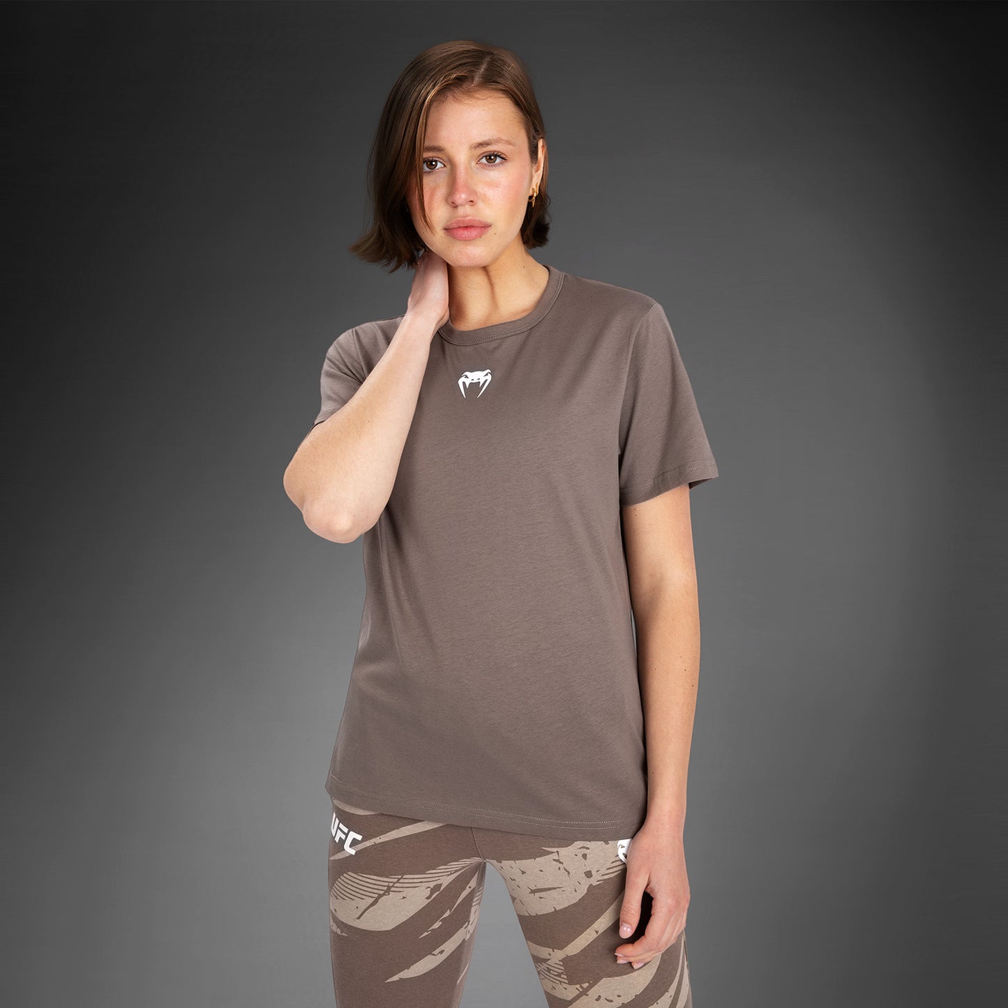 UFC Adrenaline By Venum Fight Week - 女性用半袖コットンTシャツ - Bronze