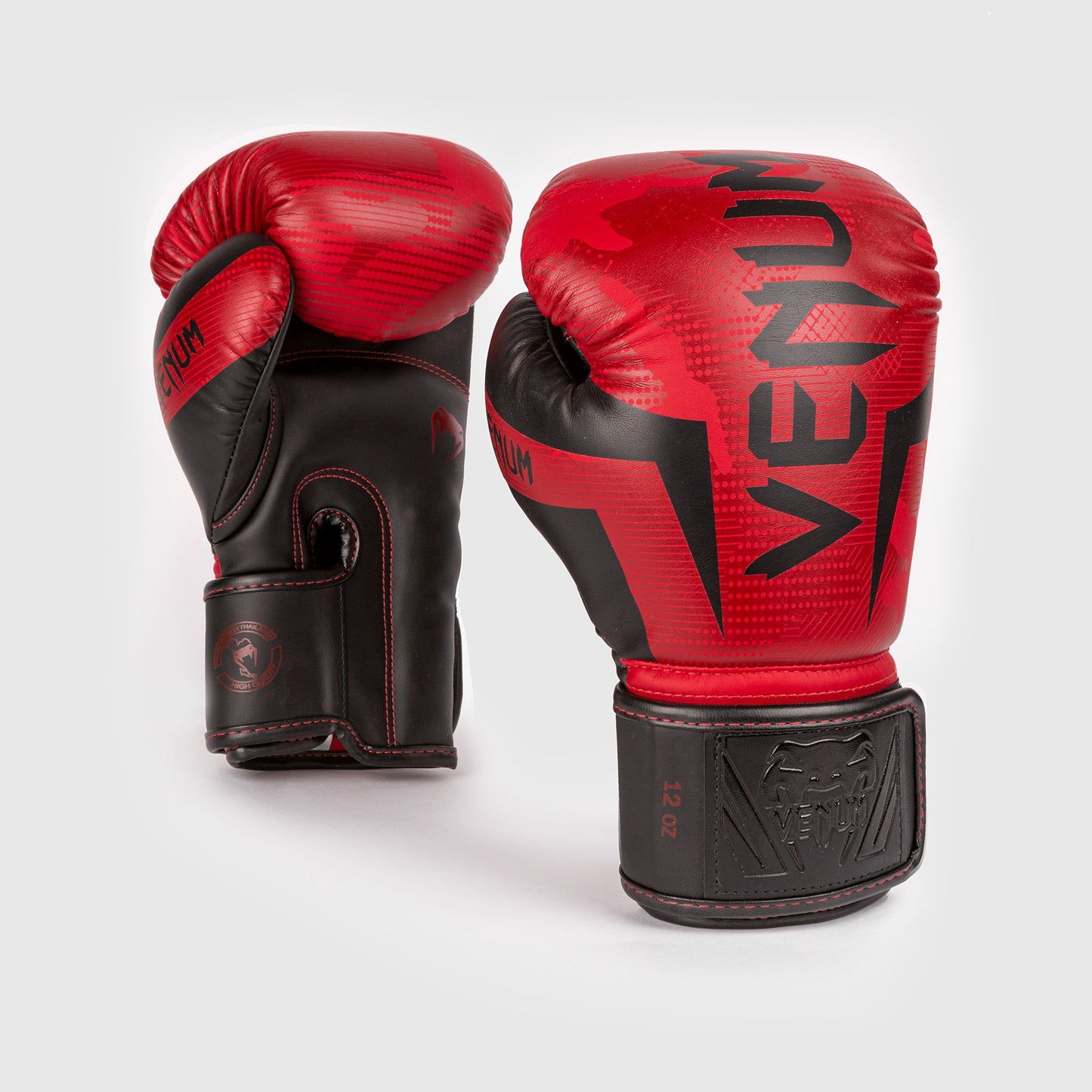 Venum Elite ボクシンググローブ – レッド/カモ