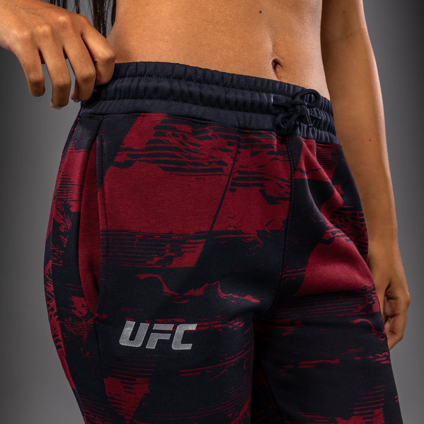 UFC Zenith by Venum Authentic Fight Week パンツ レディース - ネイビーブルー/バーガンディ/シルバー