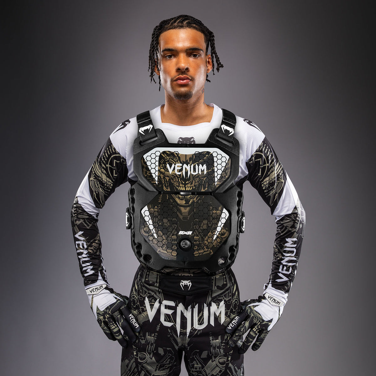 Venum x RXR R-Pro 2 Alien ボディプロテクター - ブラック/サンド