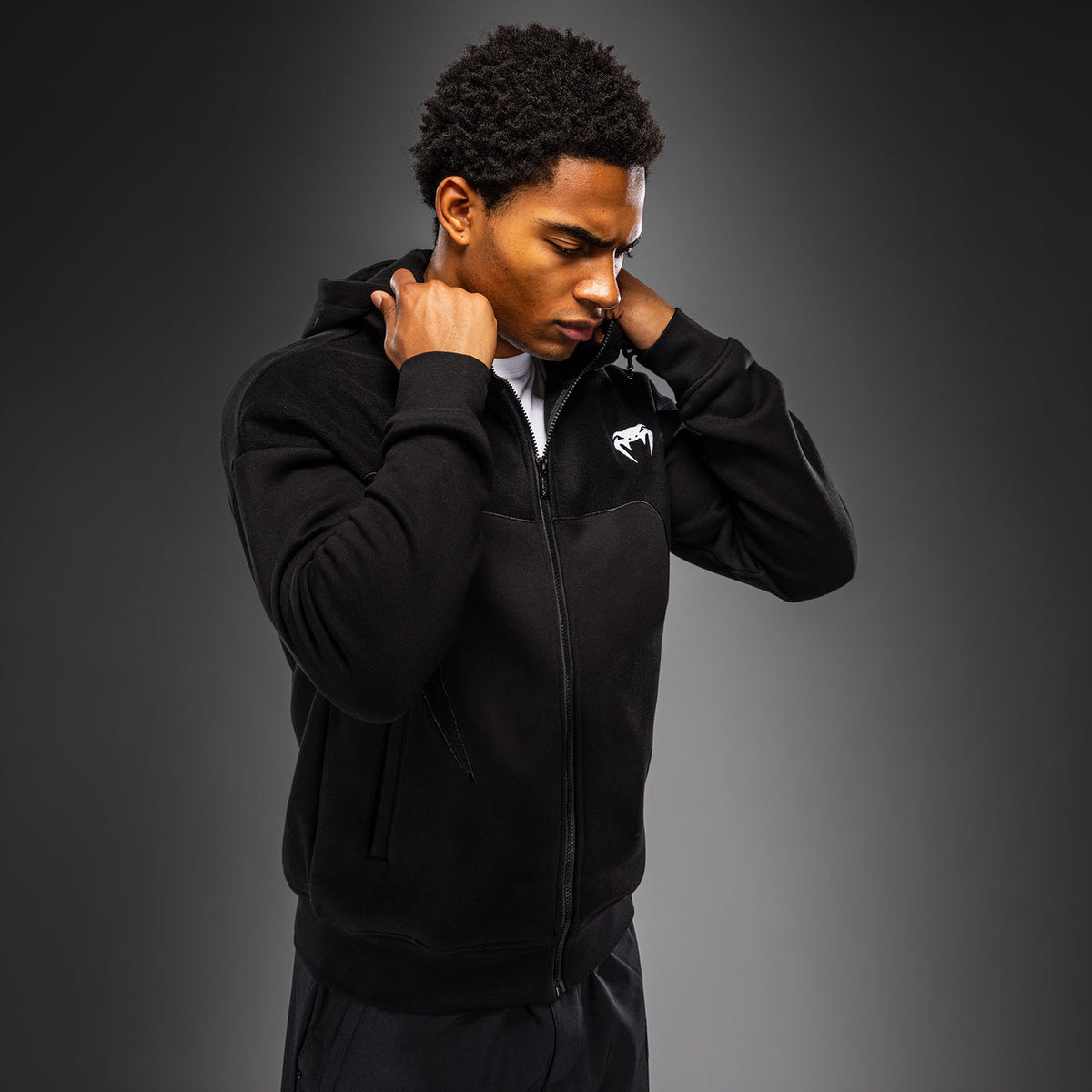 Venum Attack Fleece & Weave トラックジャケット - ブラック