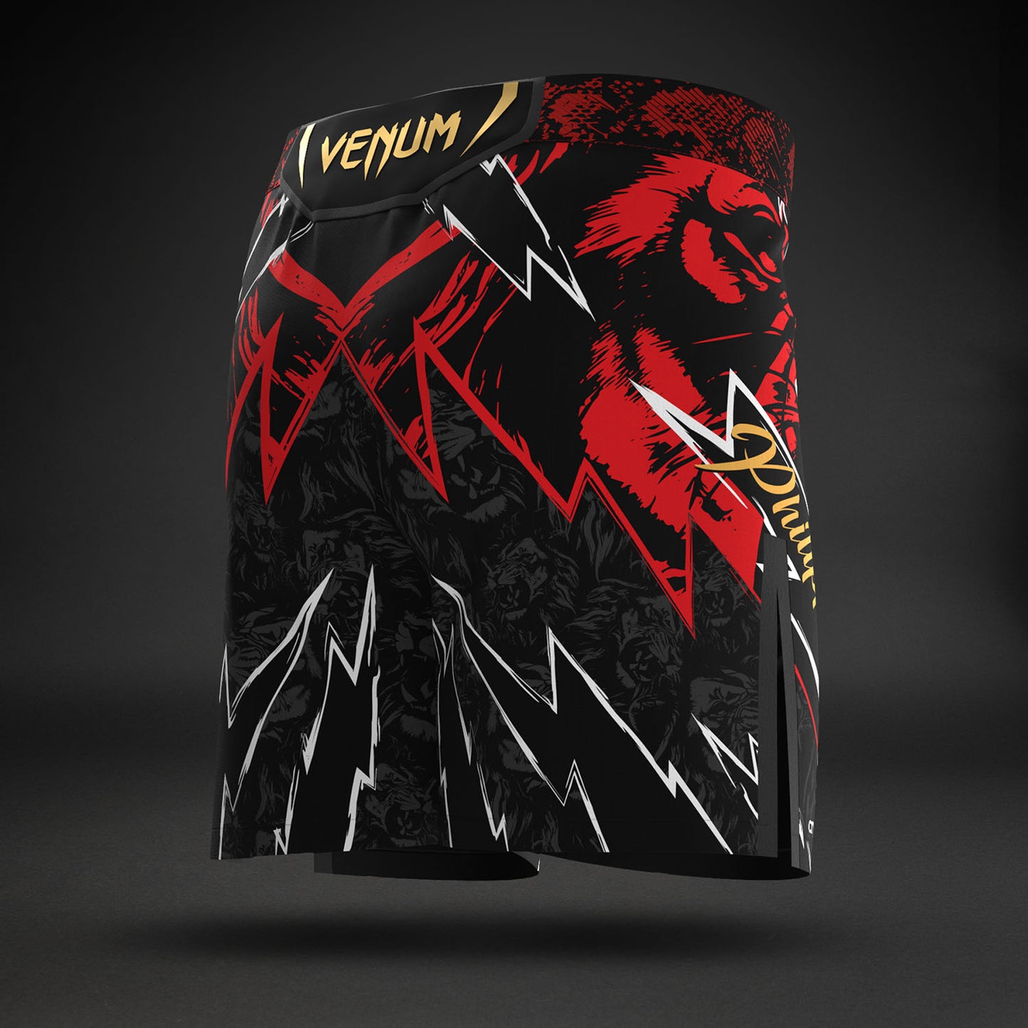 UFC Unrivaled by Venum Jon Jones 男性 ショートフィットファイトショート - レッド