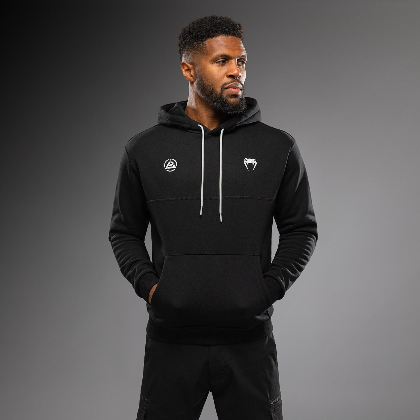 Venum x Polaris Hoodie - ブラック/ストームグレー