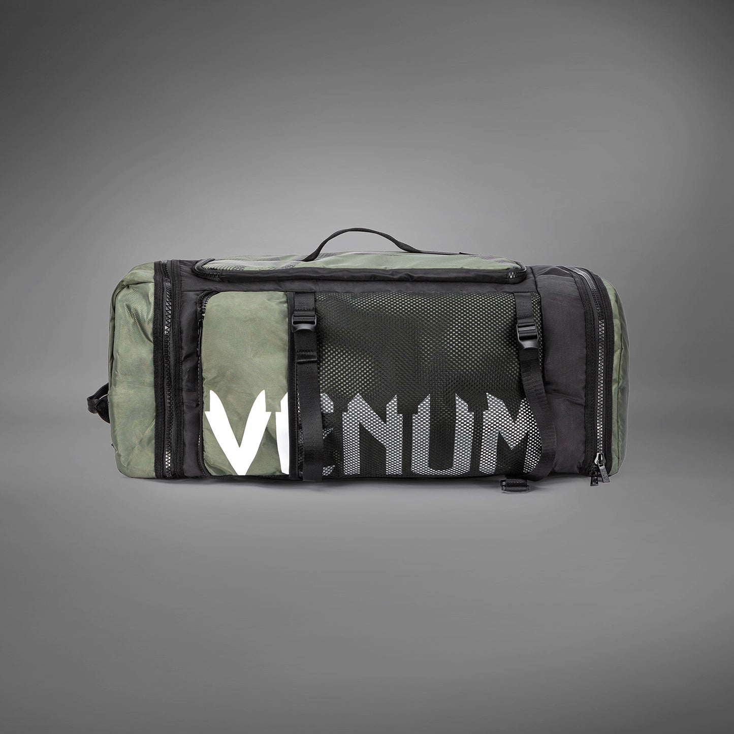 Venum Trainer ハイブリッドスポーツバッグ - アーミーグリーン