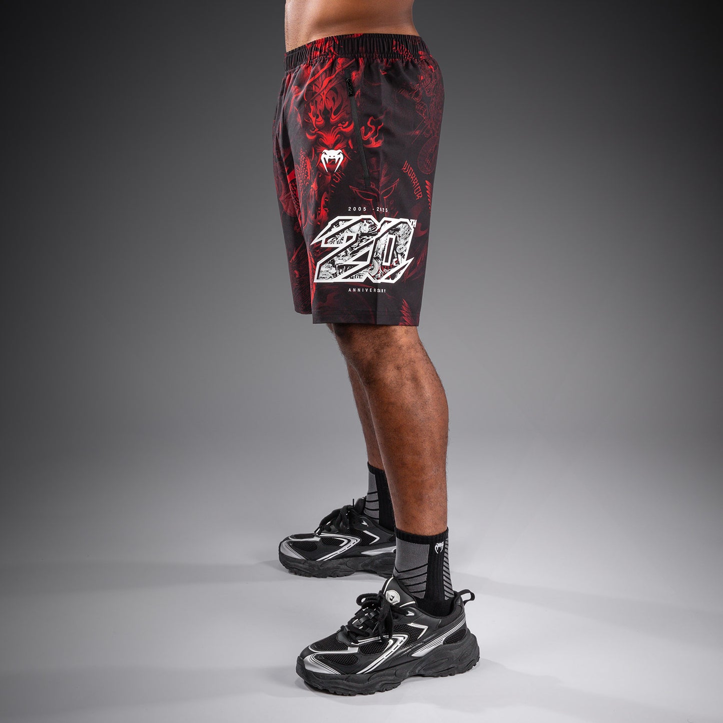 Venum 20th Anniversary トレーニングショーツ - ブラック/レッド