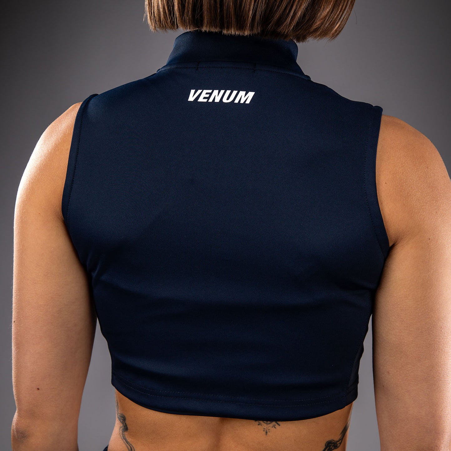Venum Sculpt Shape レディース クロップトップ - ネイビーブルー
