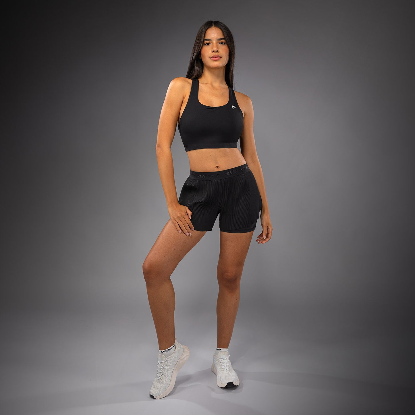 Venum Flowfit レディース トレーニングショーツ - ブラック