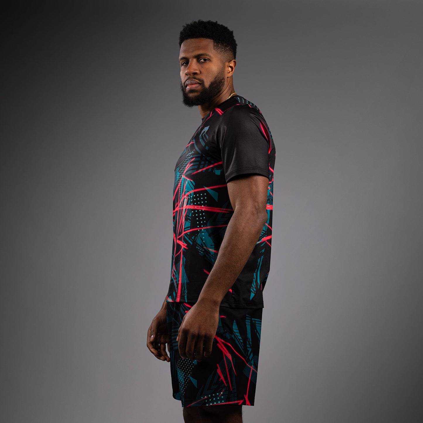 UFC Fusion By Venum Miami Edition Fight Week メンズ ドライテックTシャツ - ブラック