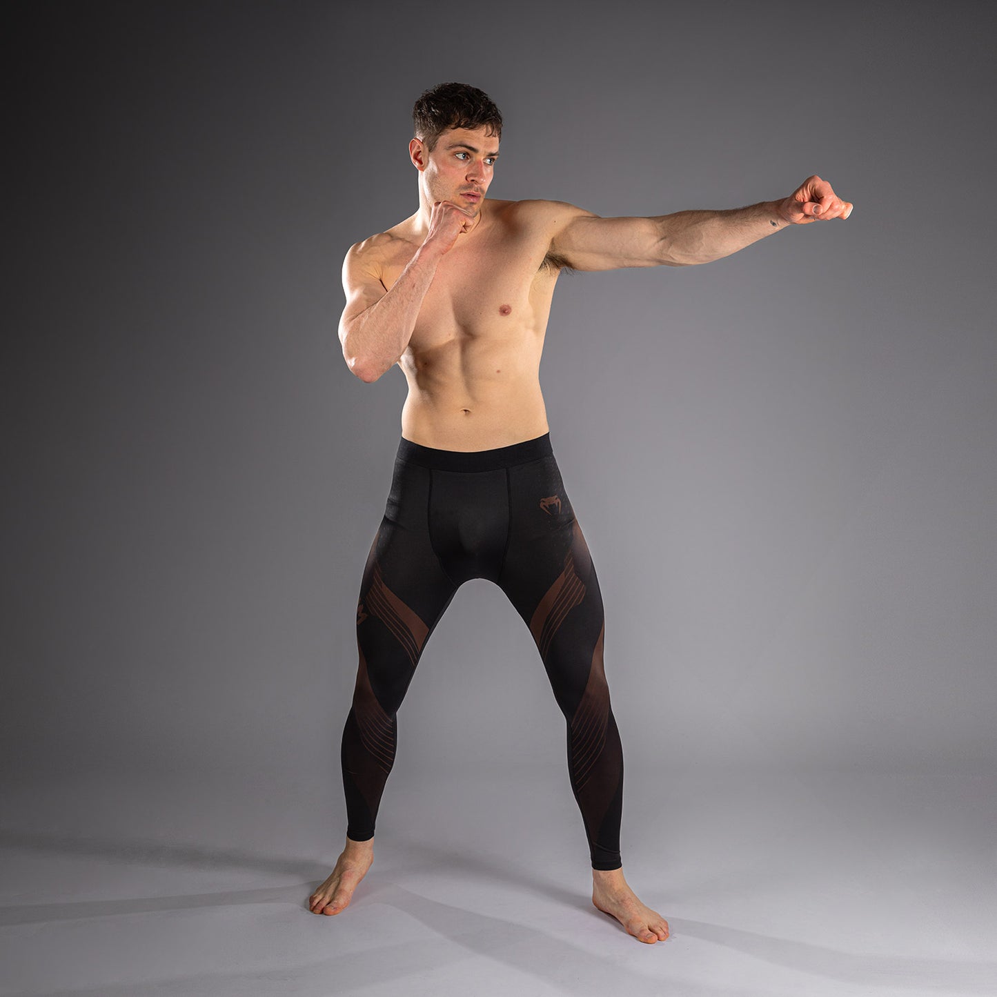 Venum No-Gi 6.0 スパッツ - ブラック/ブラウン
