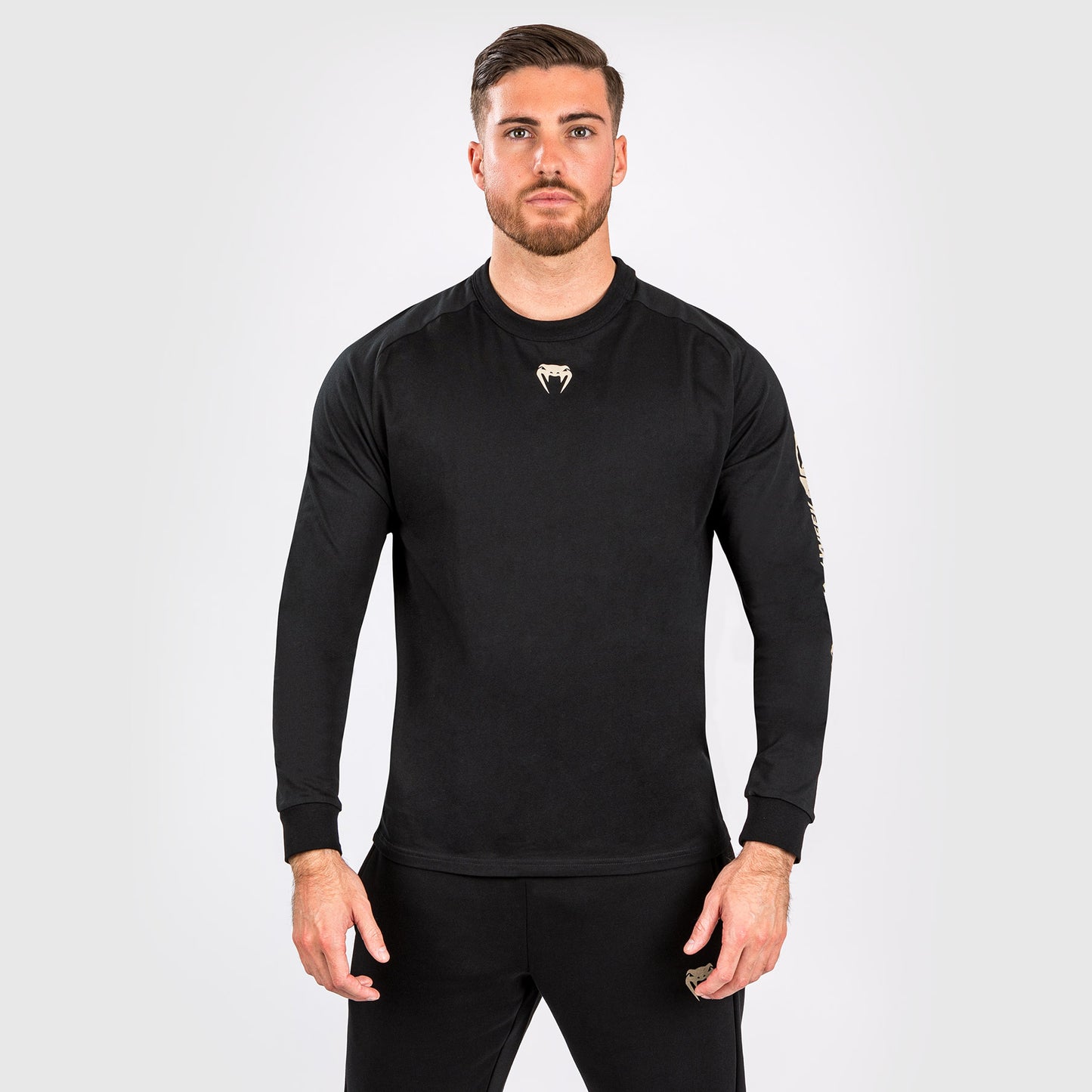 UFC Adrenaline by Venum Fight Week メンズ・ロングスリーブTシャツ - ブラック