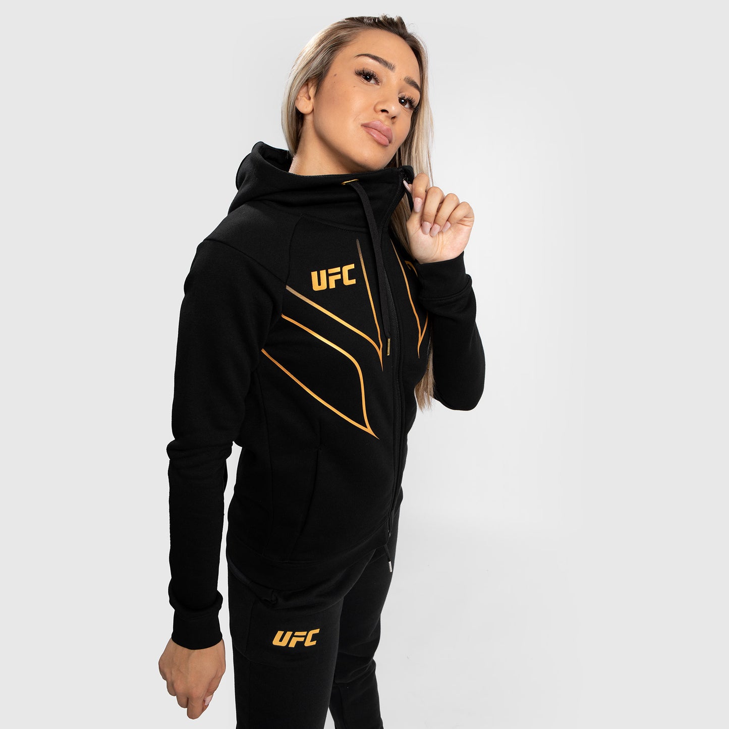 UFC Venum Fight Night 2.0 Replica Women's Full Zip Hoodie - Champion（チャンピオン・ファイトナイト2.0レプリカ・レディース・フルジップ・フーディ