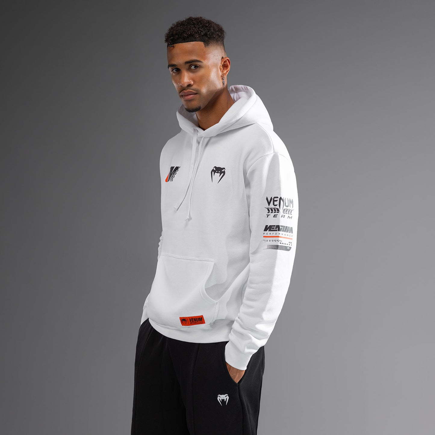 Venum Motorsport - スノーホワイト フーディ