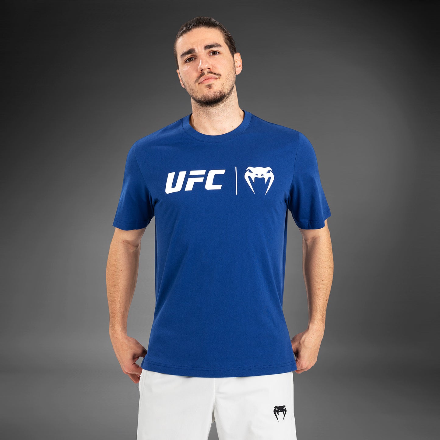 UFC Venum Classic Tシャツ - ネイビーブルー/ホワイト