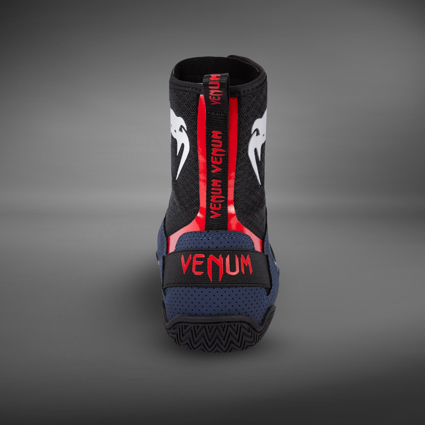 Venum Elite ボクシング・シューズ - ネイビー/ブラック/レッド