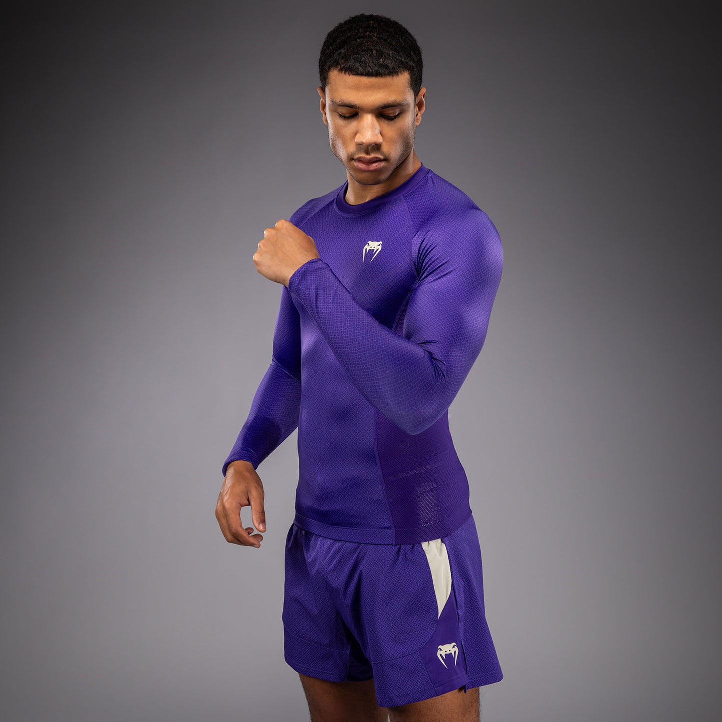 Venum x Roger Gracie Academy 長袖ラッシュガード - パープル