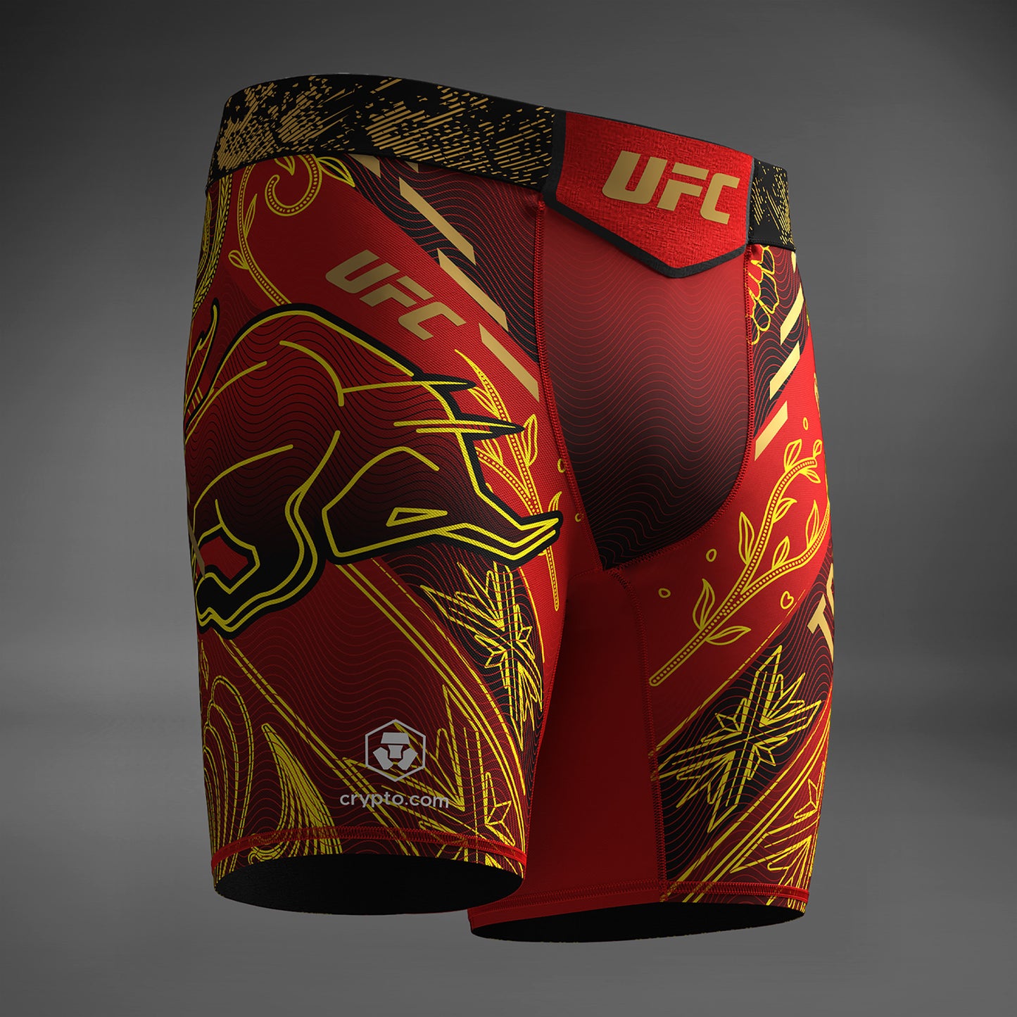 UFC Unrivaled by Venum Ilia Topria 男性・バレ・トゥード・ショート - レッド