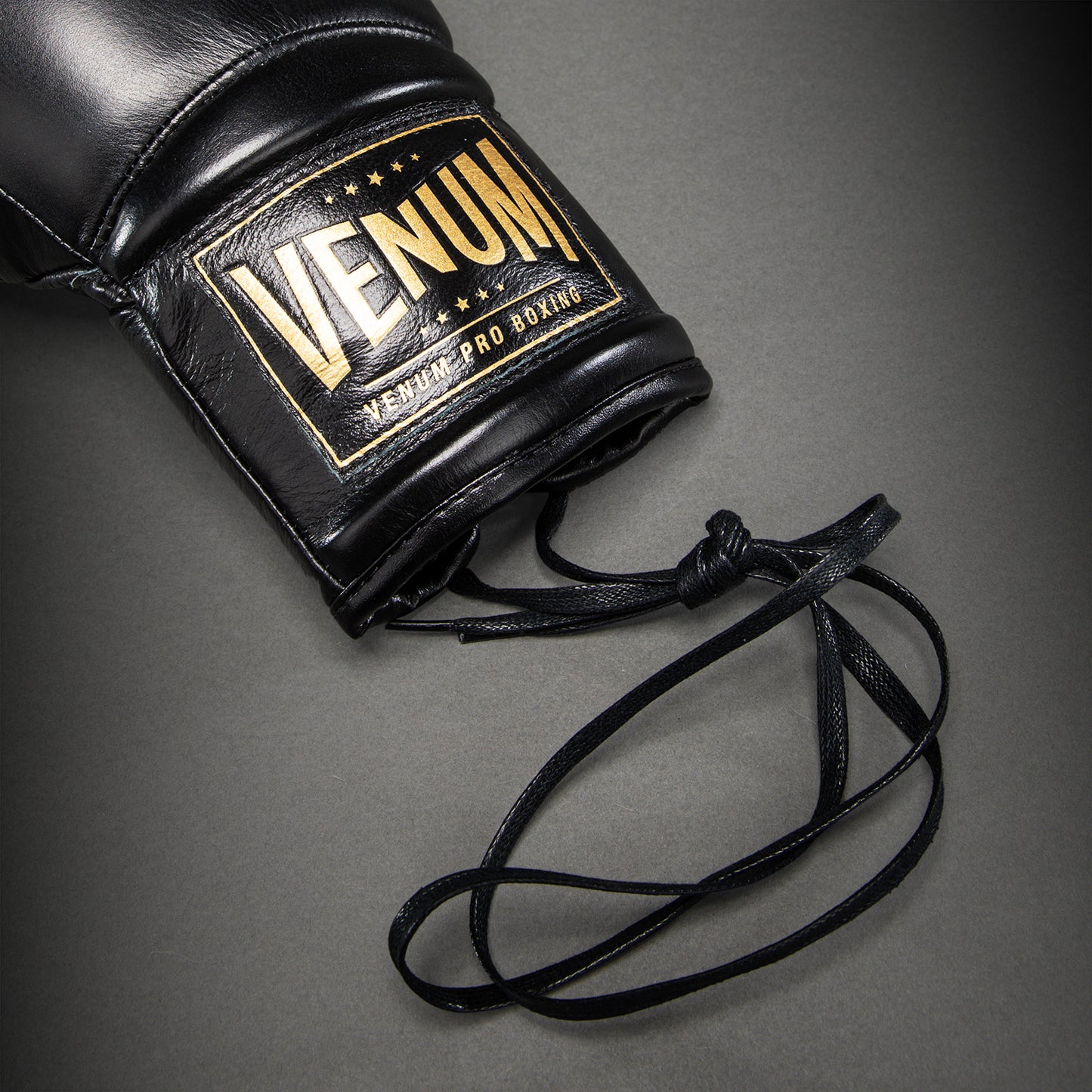 Venum Giant 2.0 Mike Tyson Pro ボクシンググローブ レース付き – ブラック/ゴールド