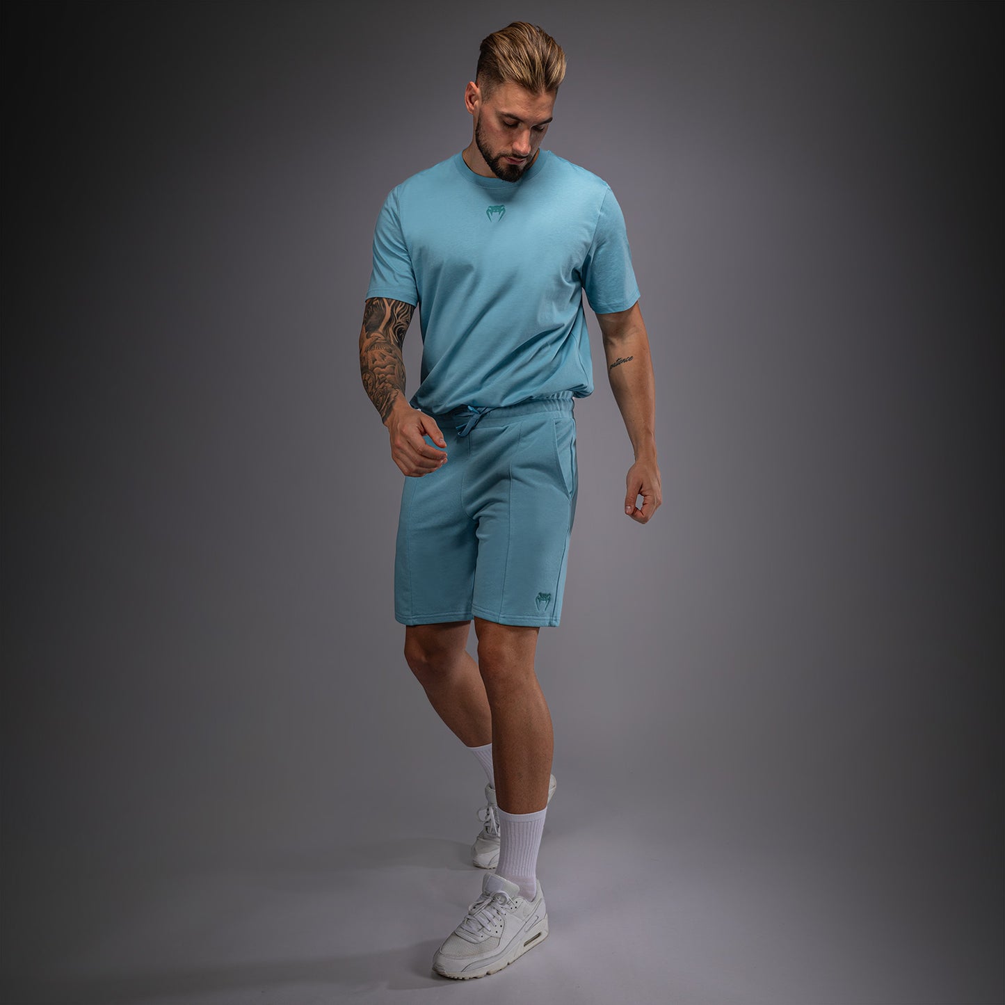 Venum Contender Fleece コットンショーツ – ターコイズ