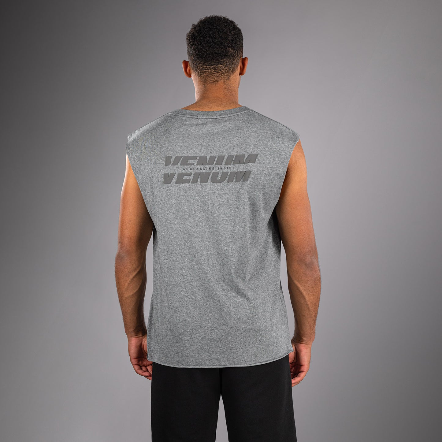 Venum Divide ノースリーブTシャツ - ヘザーグレー