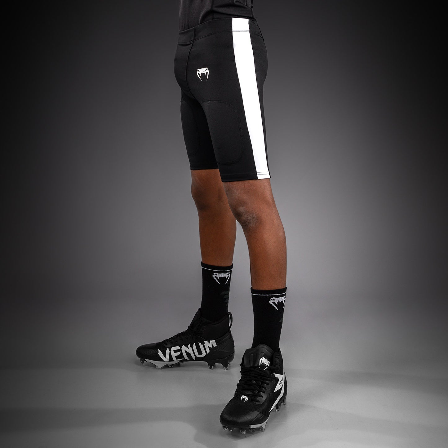 Venum Elite キッズ コンプレッションショーツ - ブラック