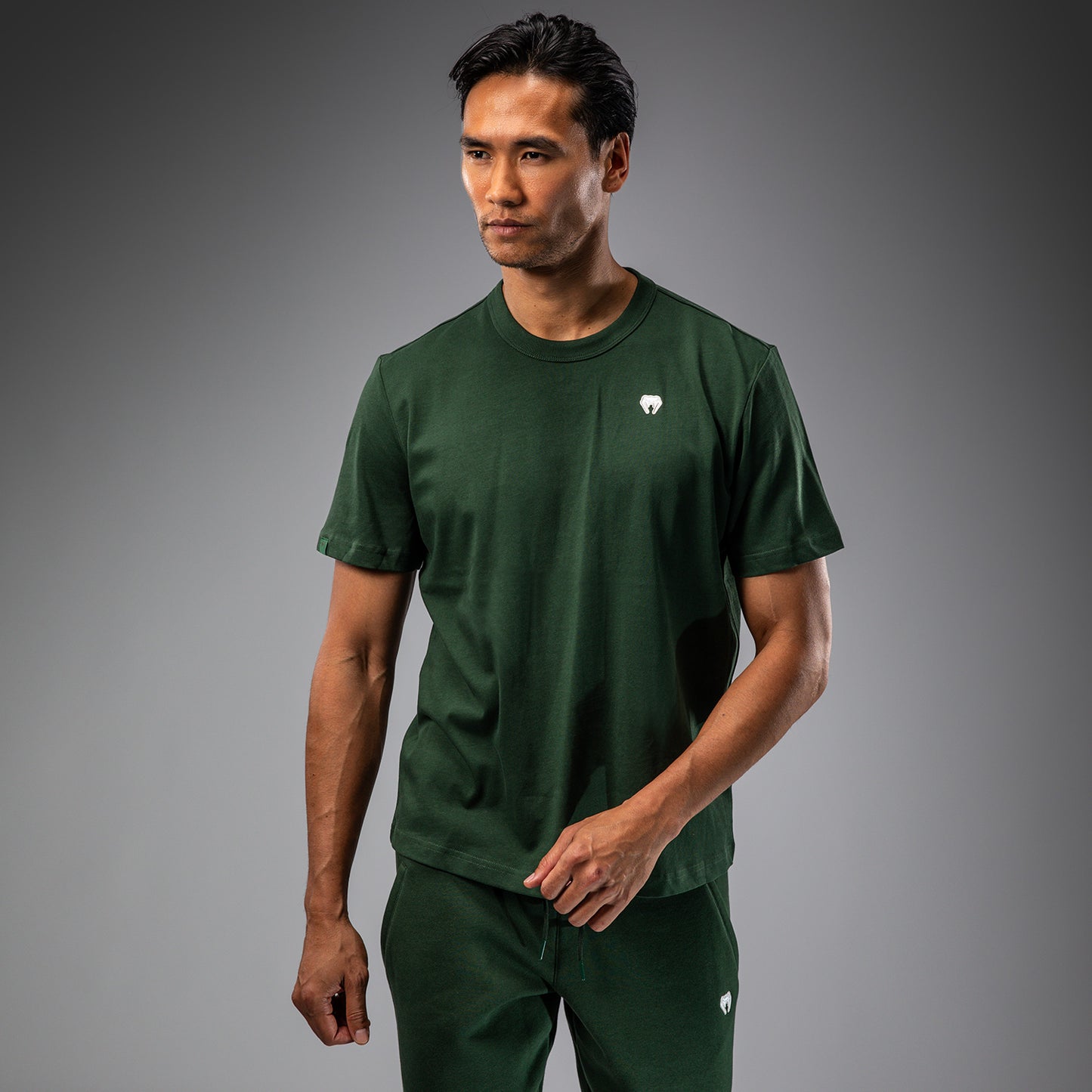 Venum Silent Power T-Shirt - フォレストグリーン