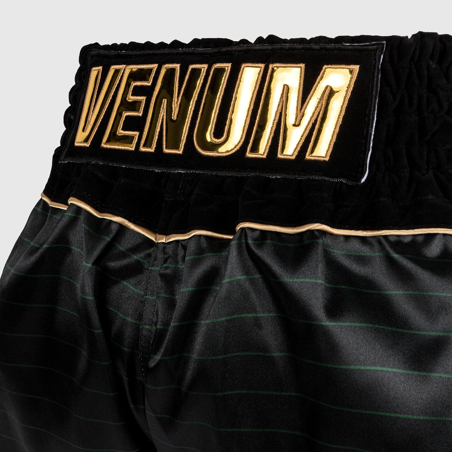 VENUM ムエタイショーツ ブラック/グリーン XS ba38f72346e32831850936506bc5f6