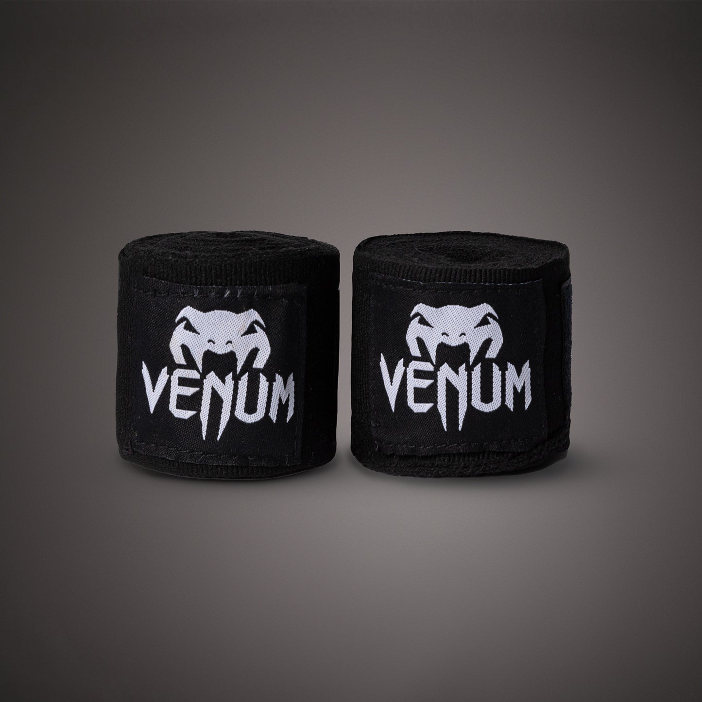 Venum Kontact Boxing ハンドラップ - ブラック - 4.5m (180 in)