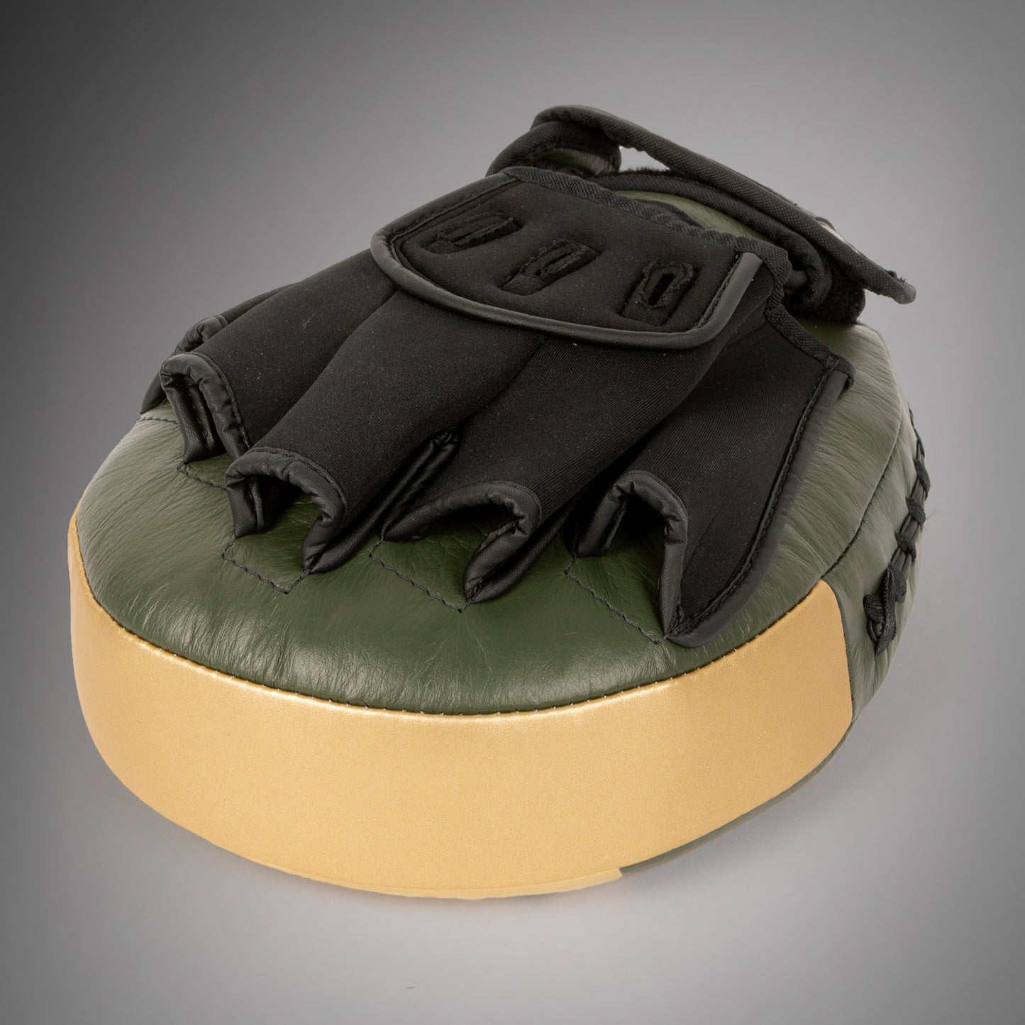Venum Pro Boxing Big Punch Mitts (Pair) - Khaki/Gold