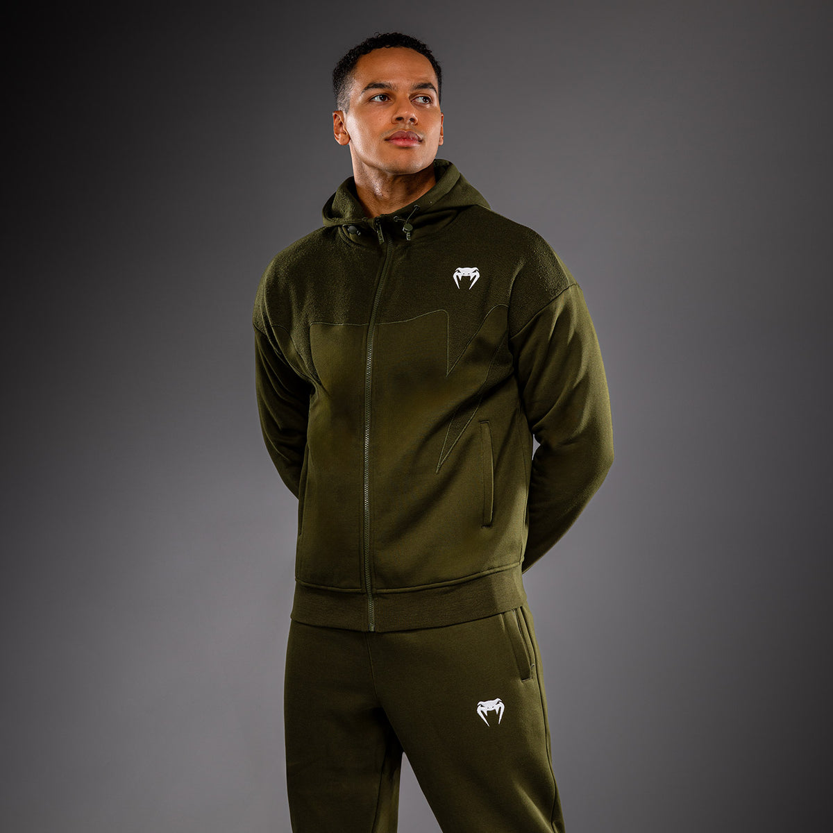 Venum Attack Fleece & Weave トラックジャケット - カーキ
