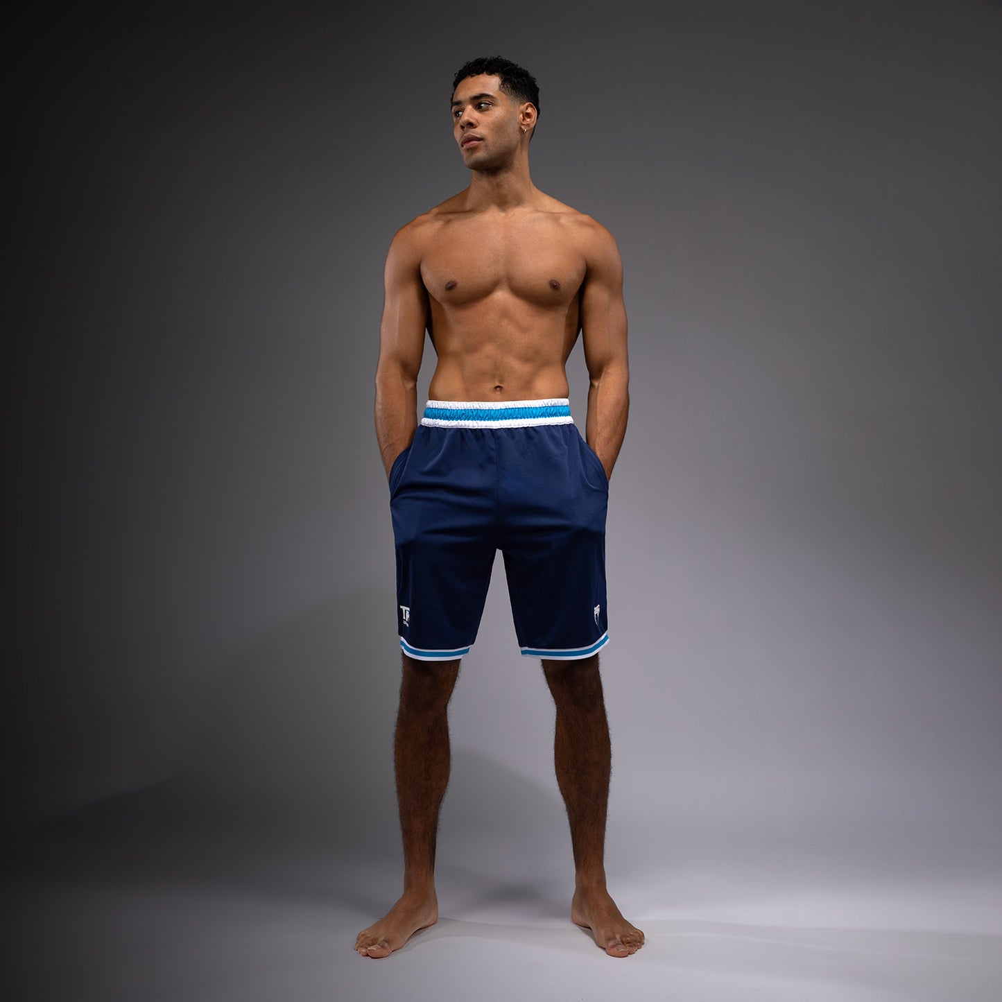 Venum x Top Rank Original メンズ バスケットボールショーツ - ネイビーブルー