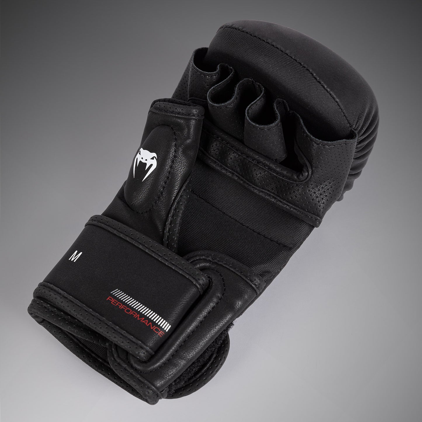 Venum Tactical XT MMA スパーリンググローブ - ブラック/ファイヤーレッド
