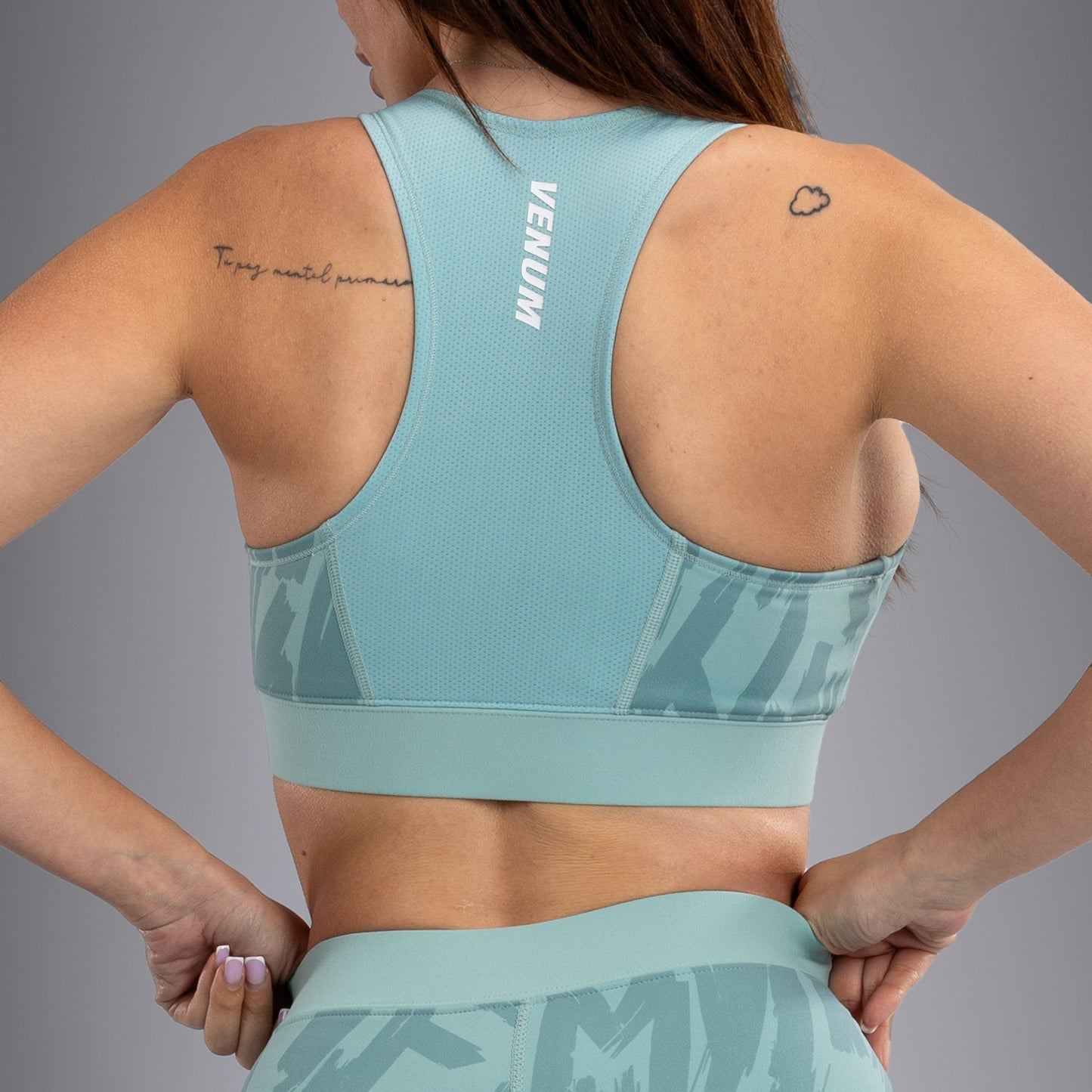 Venum Graffiti 女性用スポーツブラ - アクア