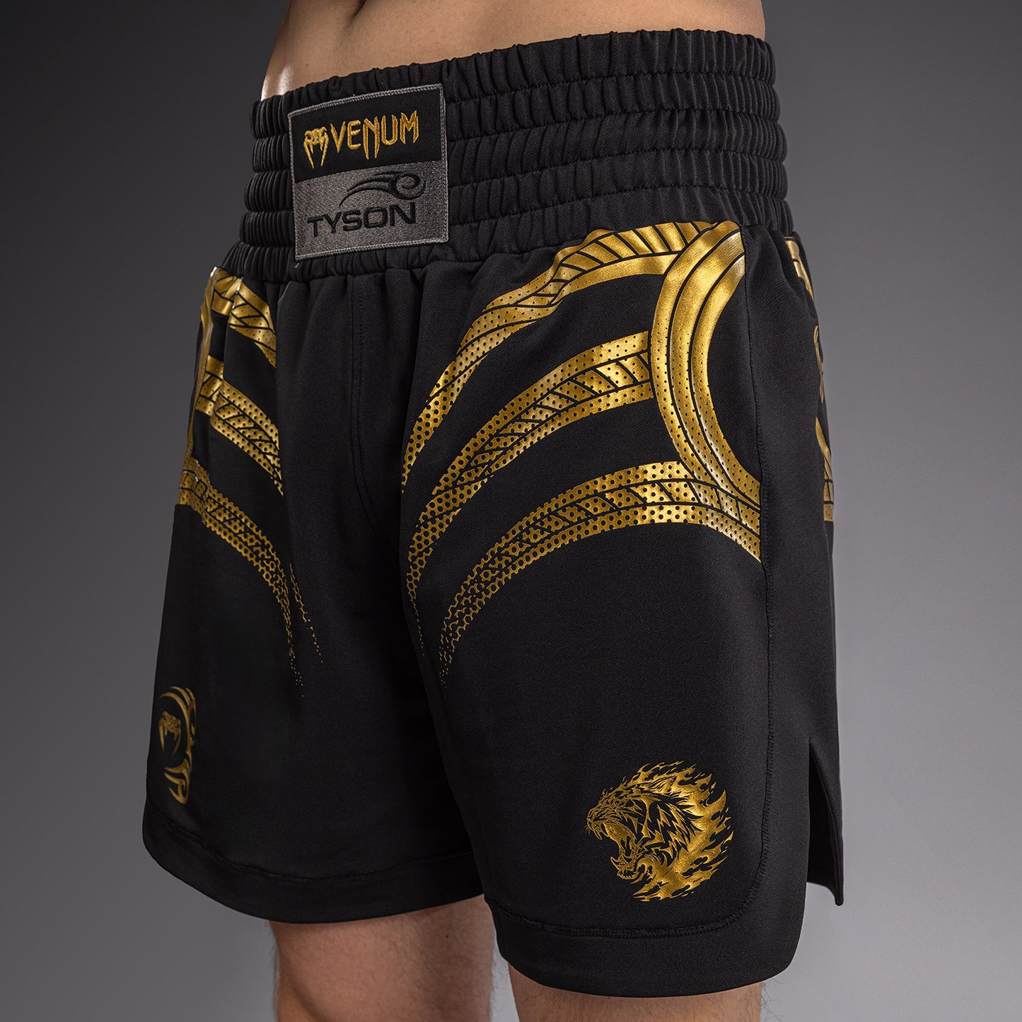 Venum x Mike Tyson Tiger ボクシングショーツ - ブラック/ゴールド