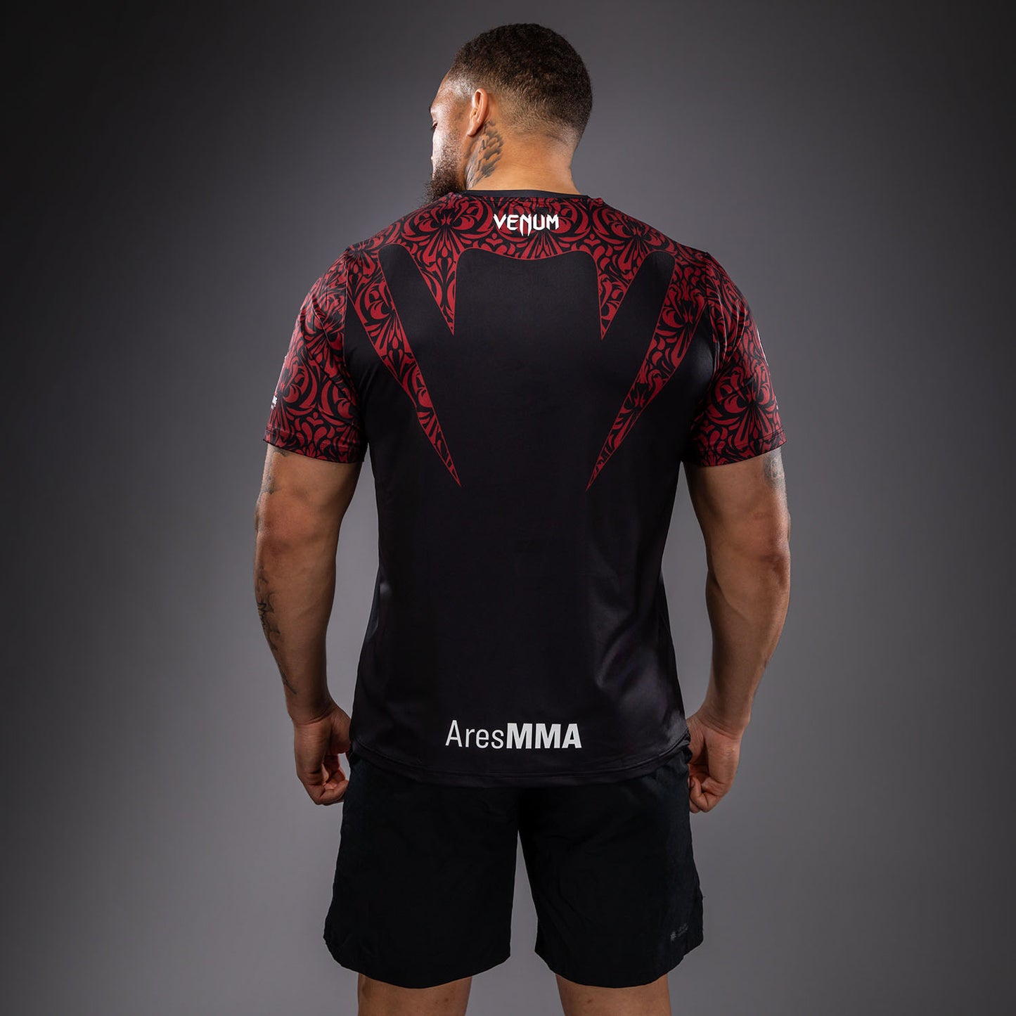 Venum Bulgarian Top Team (BTT) ドライテックTシャツ – ブラック/レッド