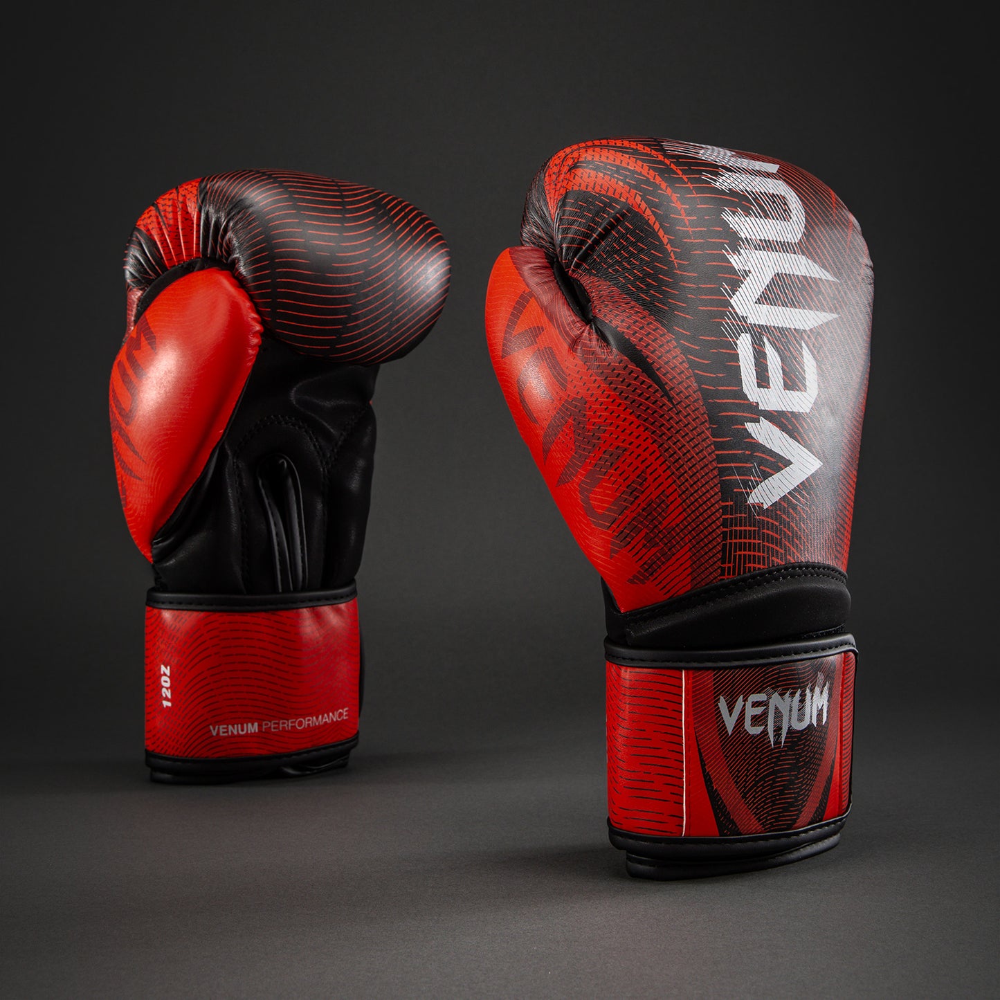 Venum Galactic 3.0 ボクシンググローブ - レッド/シルバー