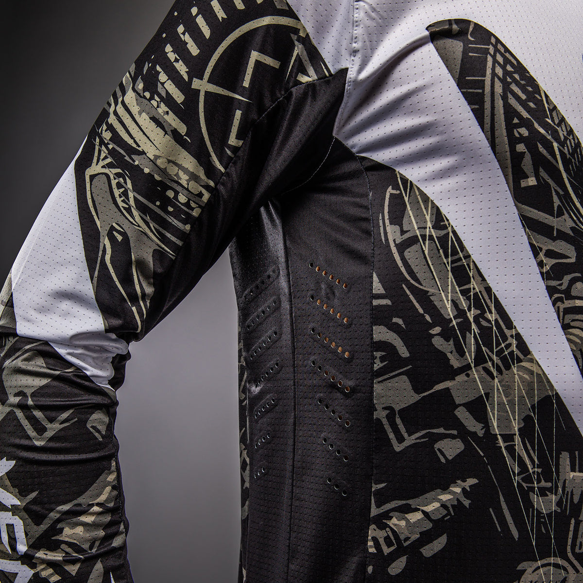 Venum MX Elite モトクロスジャージ - ブラック/サンド