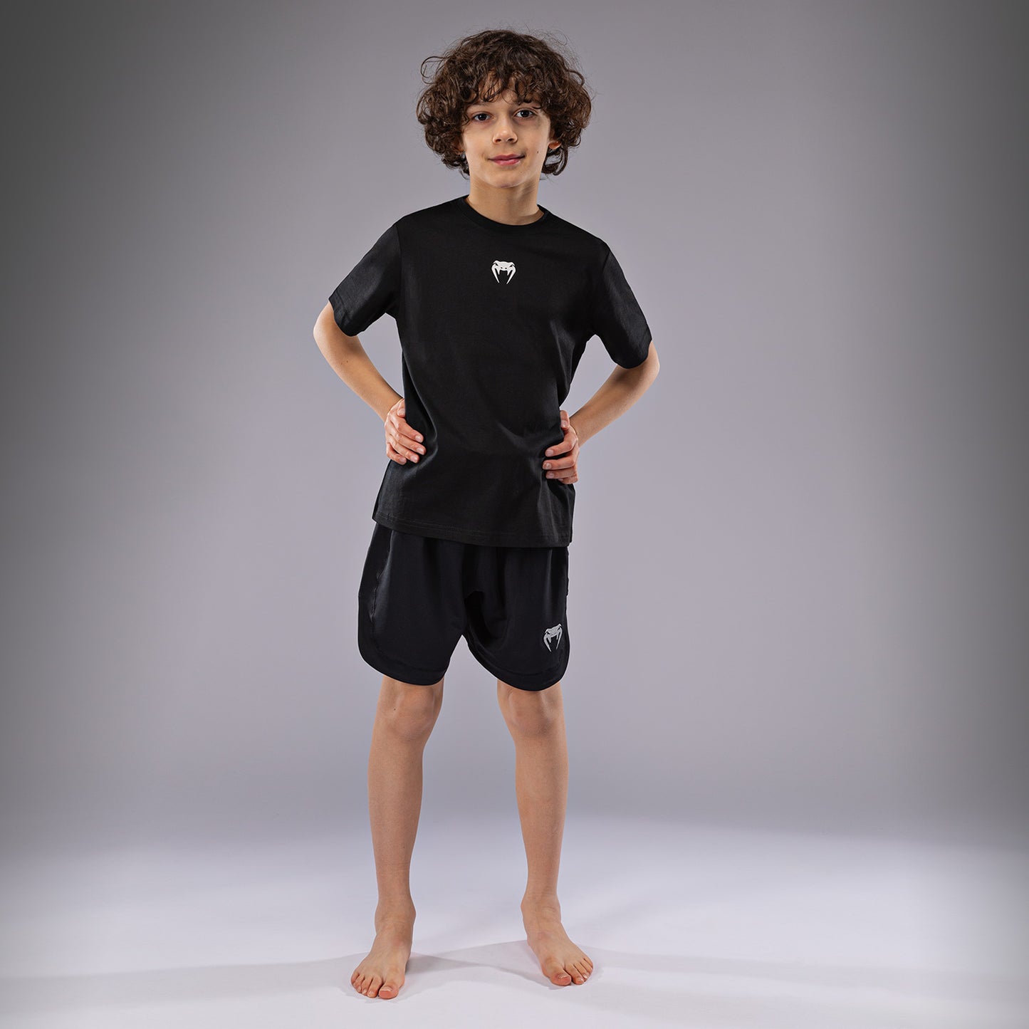 Venum Contender キッズ クラシック Tシャツ - ブラック